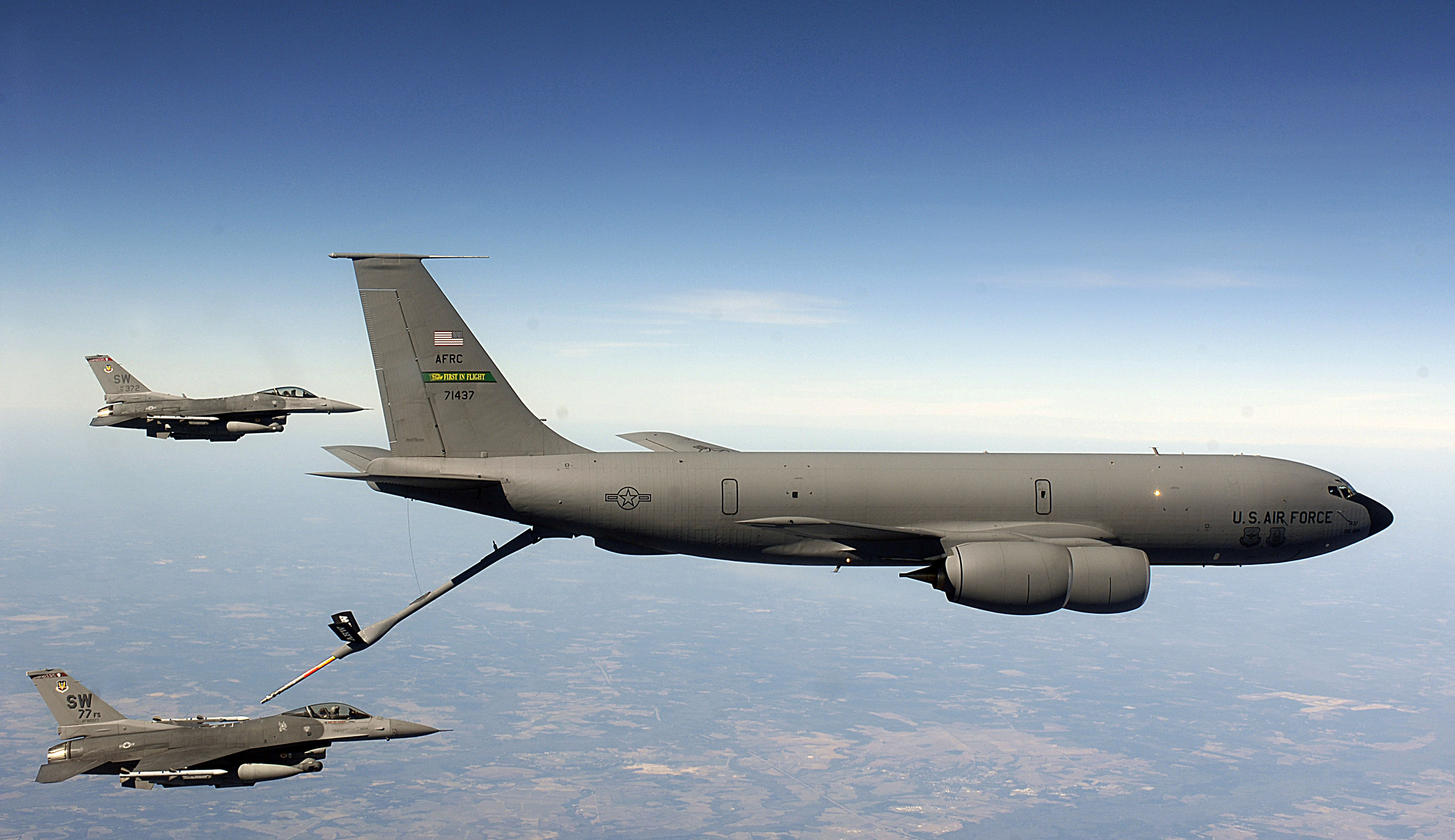 KC-135 Stratotanker, Boeing, HD wallpapers, Hintergrnde, 3000x1740 HD Desktop