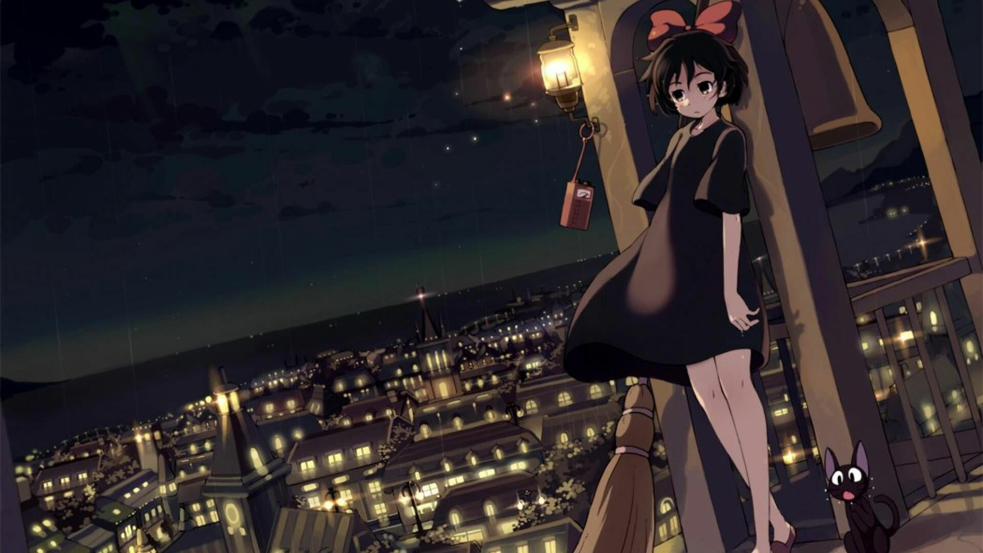 Kiki's Delivery Service: Studio Ghibli, Anime, Won Best Anime at the 12th Anime Grand Prix. 1920x1080 Full HD Background.