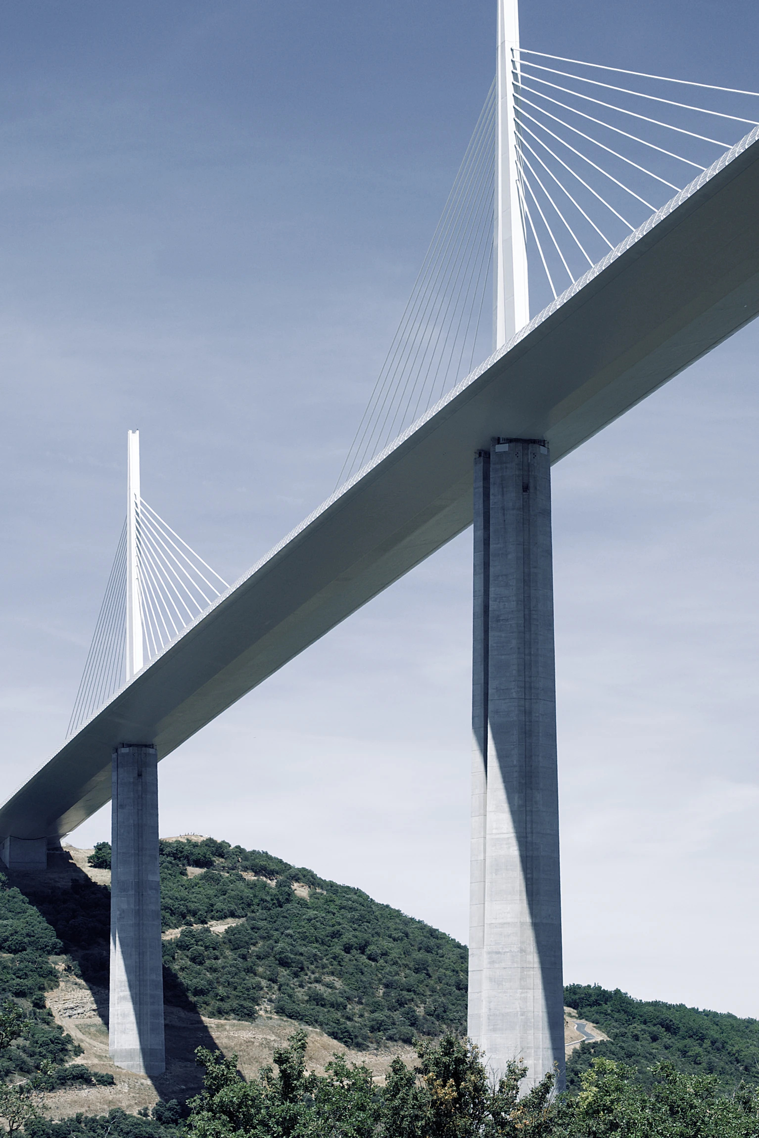 Millau Bridge France, Foster collaboration, Michel Virlogeux, 1540x2310 HD Phone