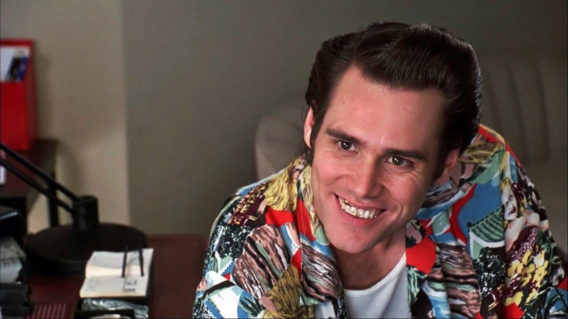 Ace Ventura: Jim Carrey, Gained recognition in 1990, A star in motion pictures. 1920x1080 Full HD Background.
