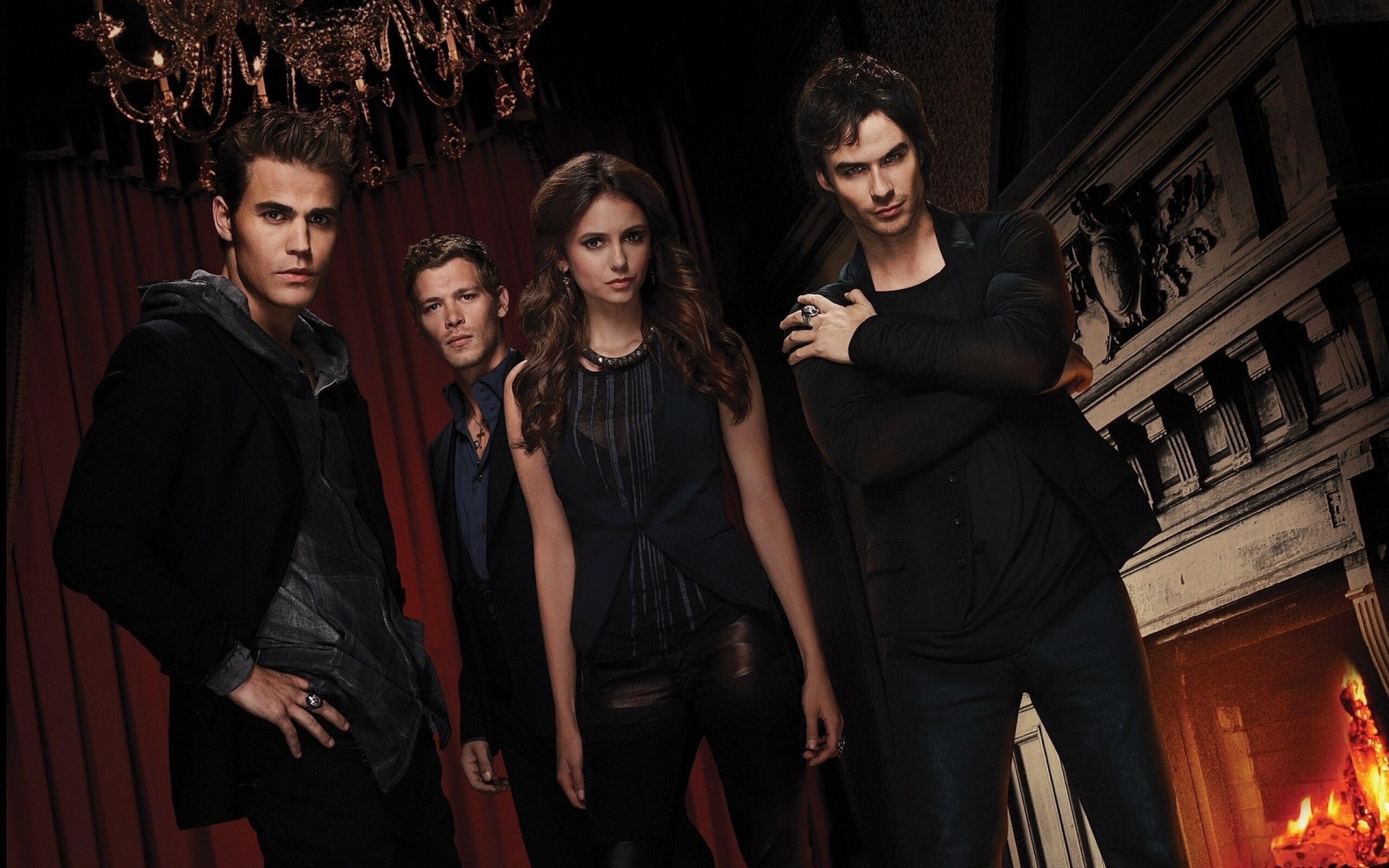 The Vampire Diaries (TV Series): Amara, Vampiress, Katherine Pierce, Shapeshifter, Nina Dobrev. 2560x1600 HD Background.