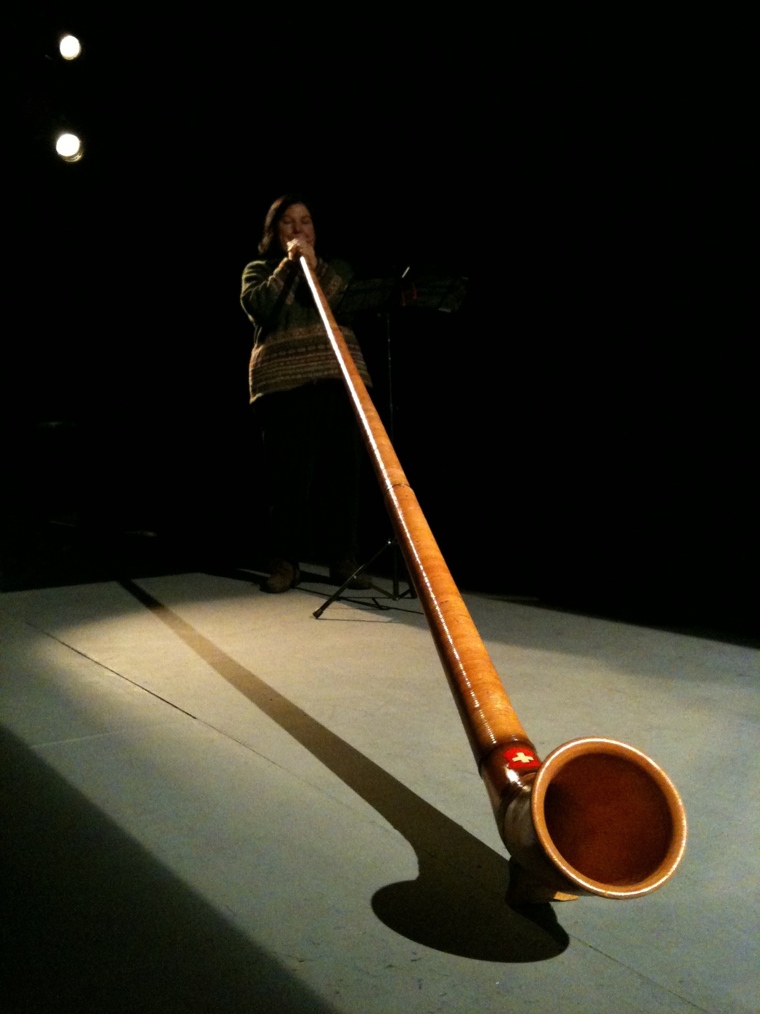 Alphorn: Live alphorn music, Used by mountain dwellers in the Swiss Alps, 2010 festival stop, NYC. 1540x2050 HD Wallpaper.