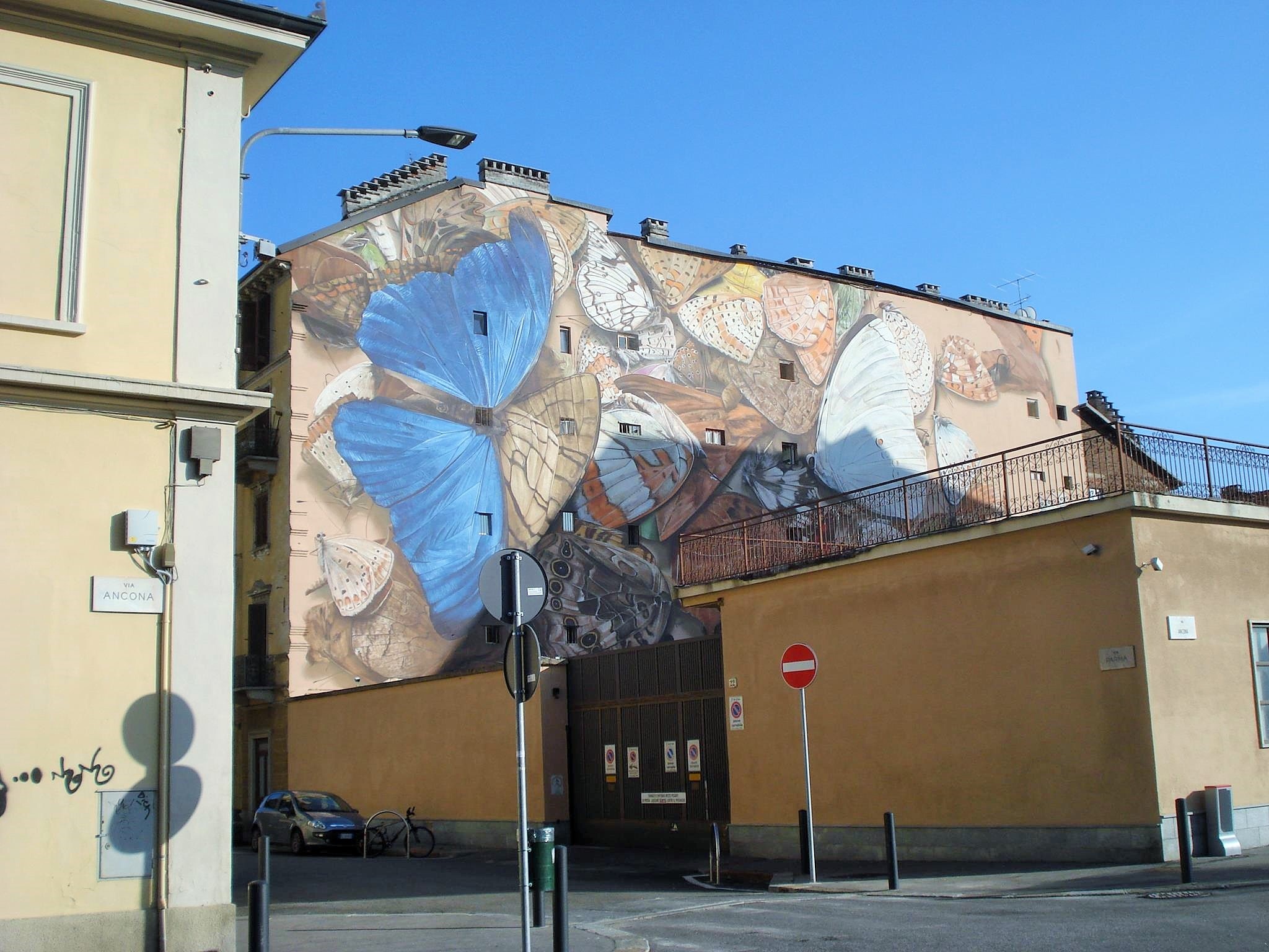 Italy Streetart, Turin, Aurora, Mantra Vagabundler, 2050x1540 HD Desktop