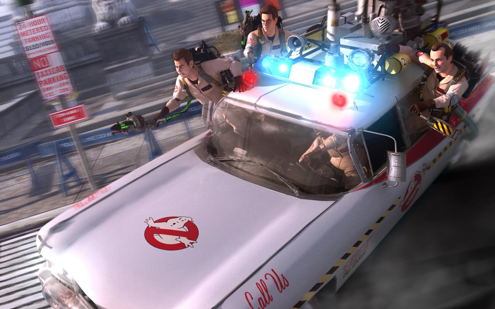 Ghostbusters: Ghostbusters: The Video Game, A 2009 action-adventure game. 1920x1200 HD Background.