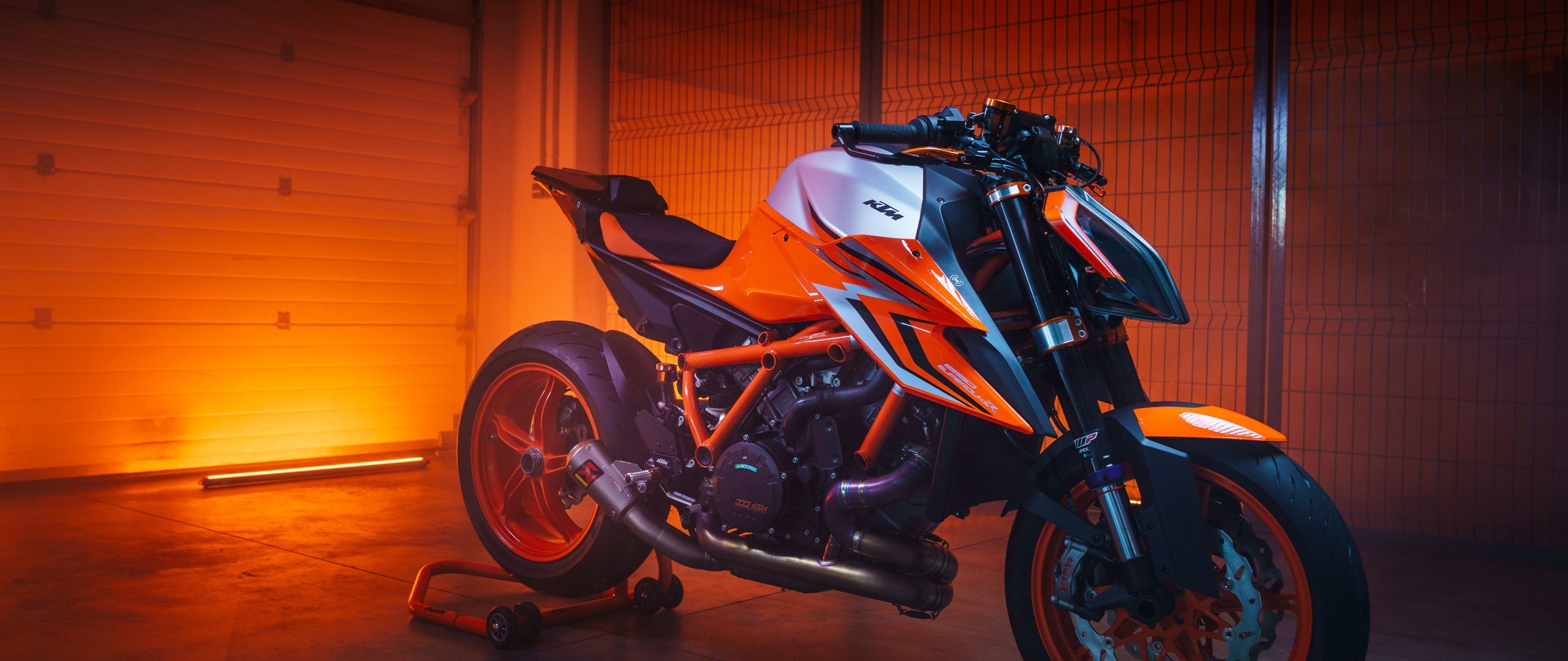KTM Duke Bike, Super Duke R Evo, Ultimate Bike Wallpaper, Thrilling Motorcycle, 2560x1080 Dual Screen Desktop