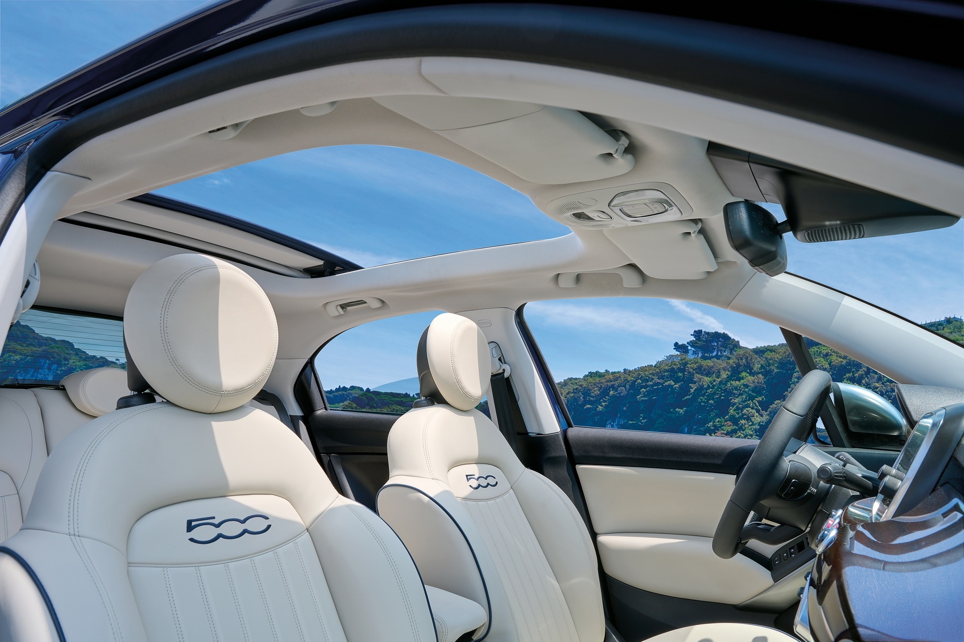 Fiat 500E, Yachting interior, Luxury details, Next-level comfort, 1920x1280 HD Desktop