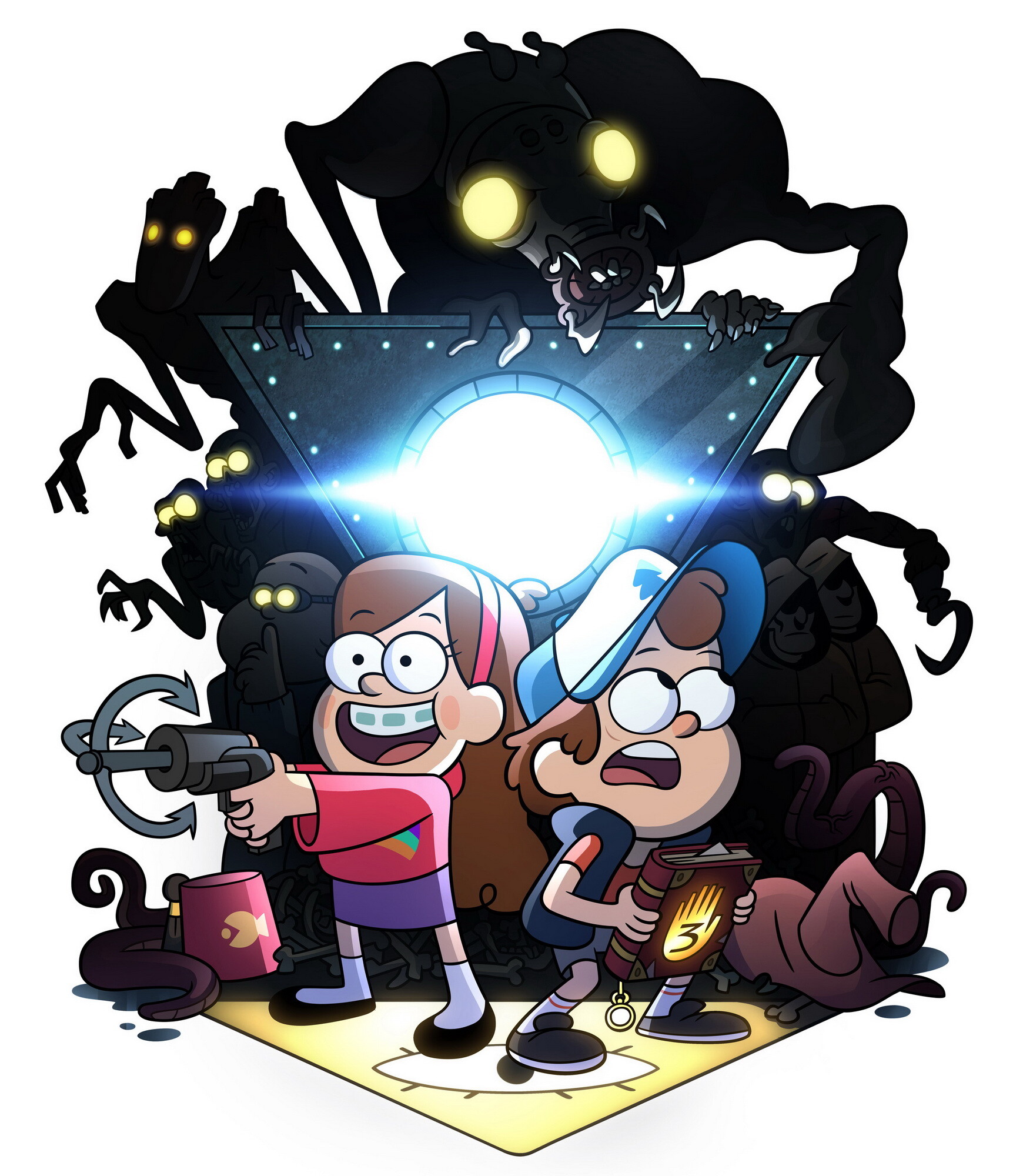 Gravity Falls: TV Show, The series ended on February 15, 2016. 1740x2000 HD Background.
