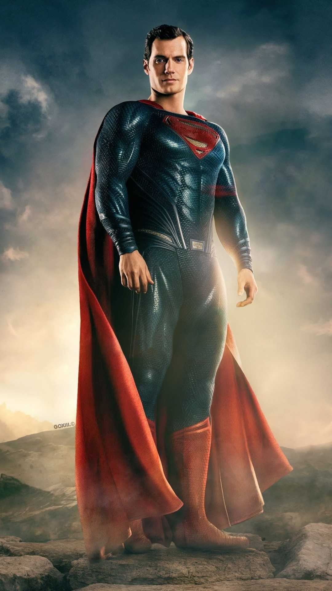 Superman, Symbol of hope, Mighty superhero, Unyielding heroism, 1080x1920 Full HD Phone