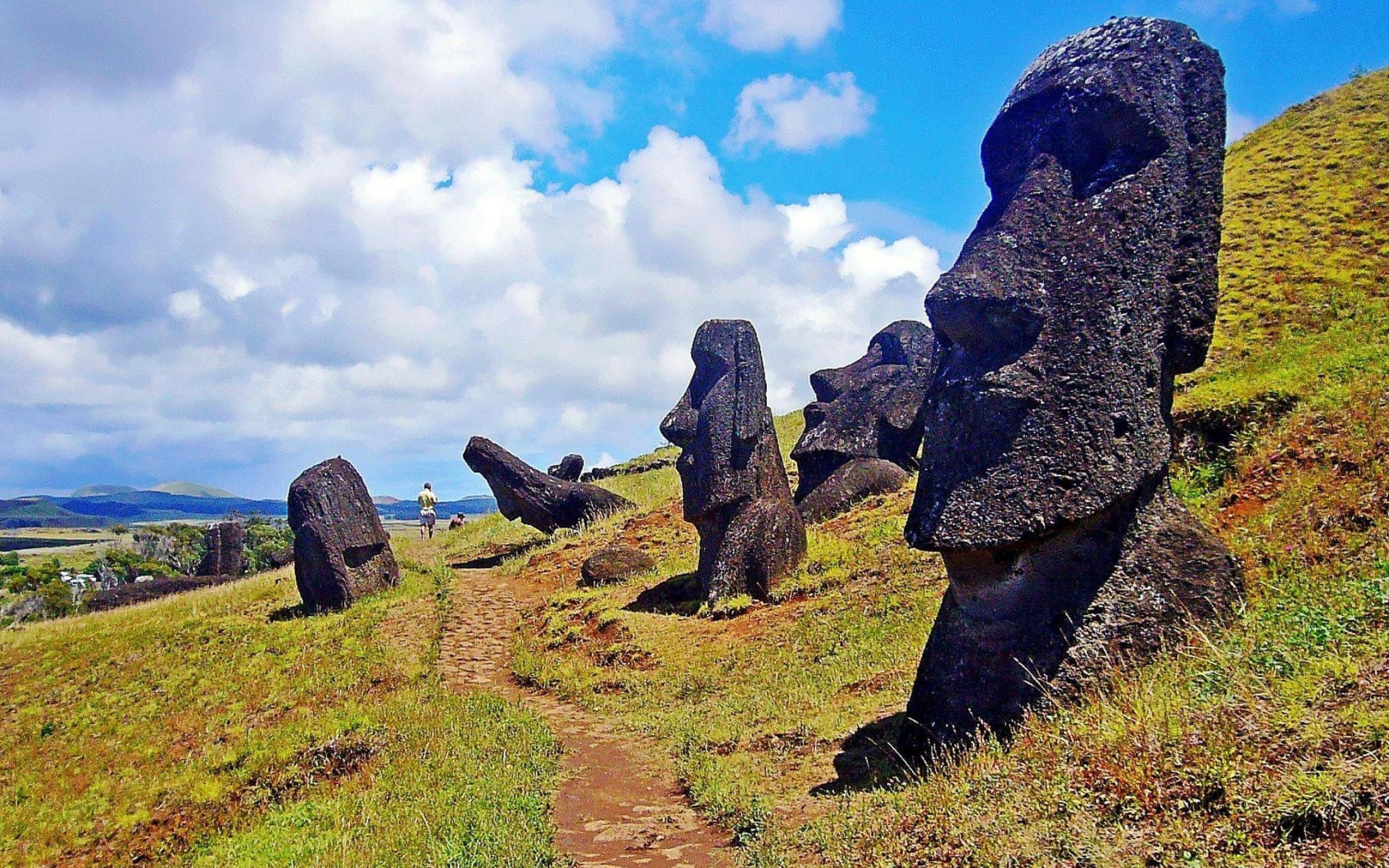 Easter Island wallpaper, Scenic beauty, Island charm, Breathtaking landscape, 2310x1440 HD Desktop