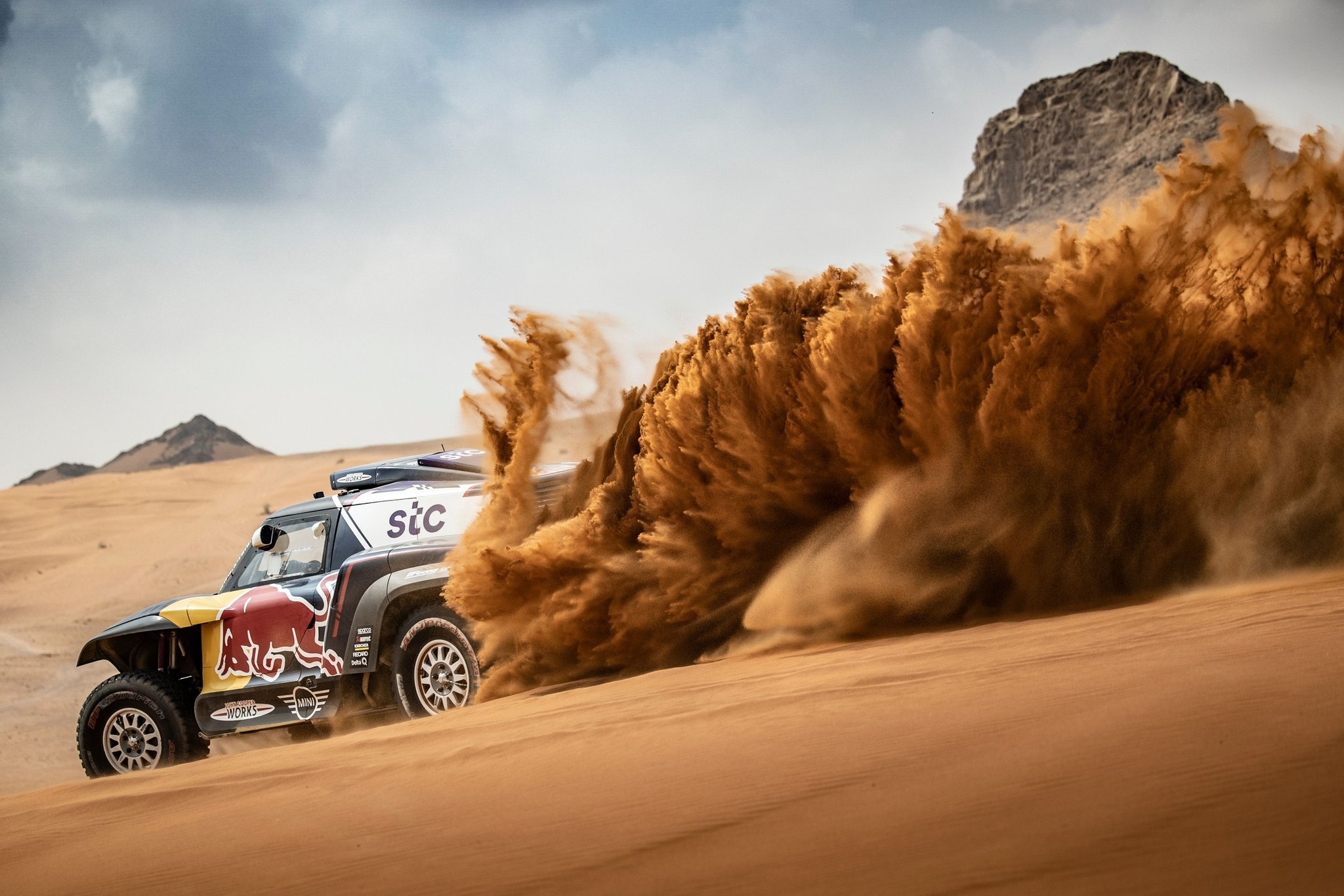 Rally Raid: Red Bull Desert Wings, Off-Road Racing Car, Enduro, Sport Utility Vehicle, STC, Cross-Country Driving, 2021. 2050x1370 HD Wallpaper.