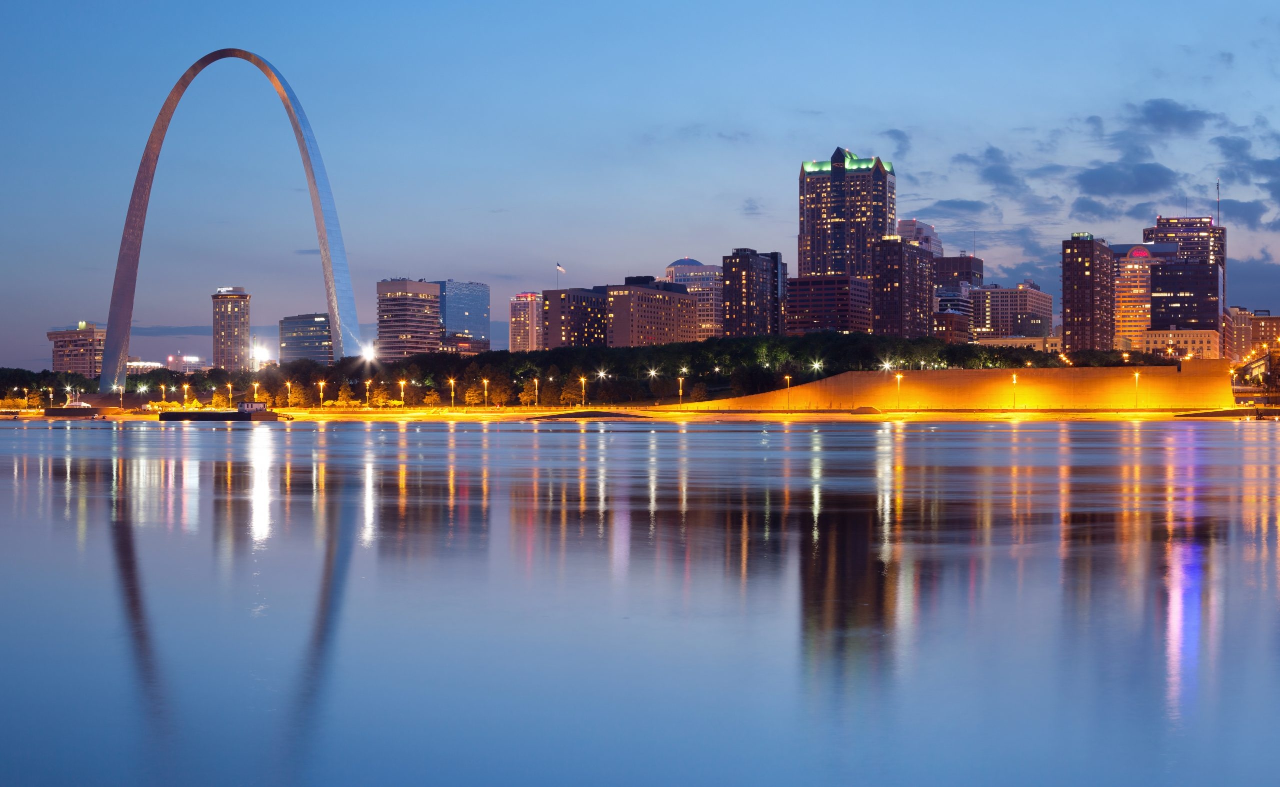 St. Louis Skyline, City of St Louis, Cowboys and Indians magazine, Urban environment, 2560x1580 HD Desktop
