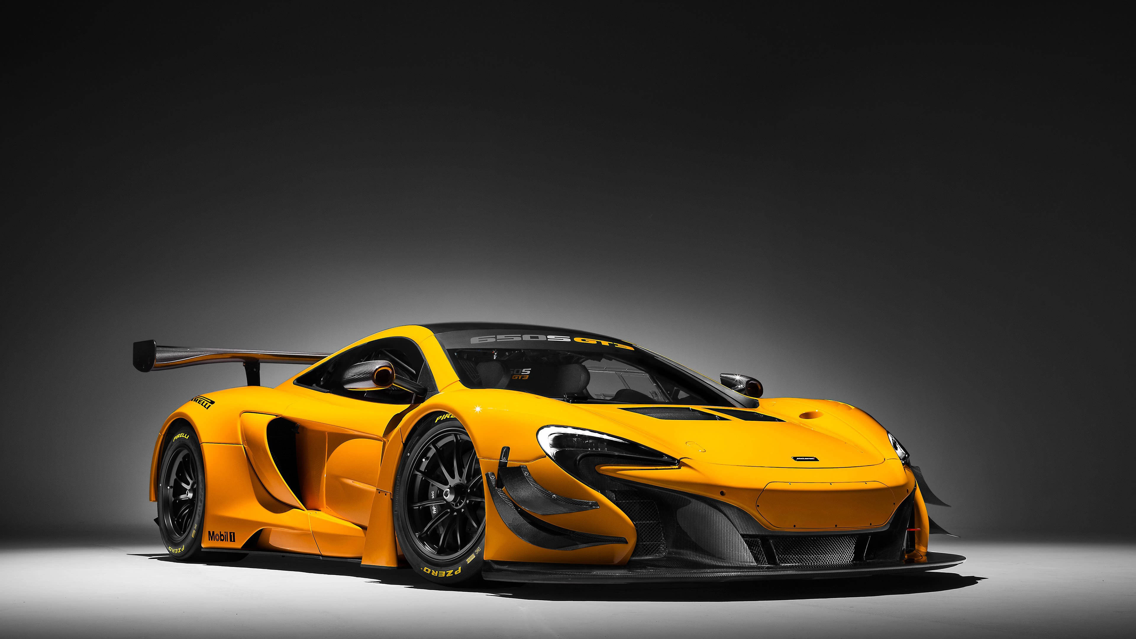 McLaren 650S, GT3 race car, Ultra HD 4K resolution, Sleek design, 3840x2160 4K Desktop