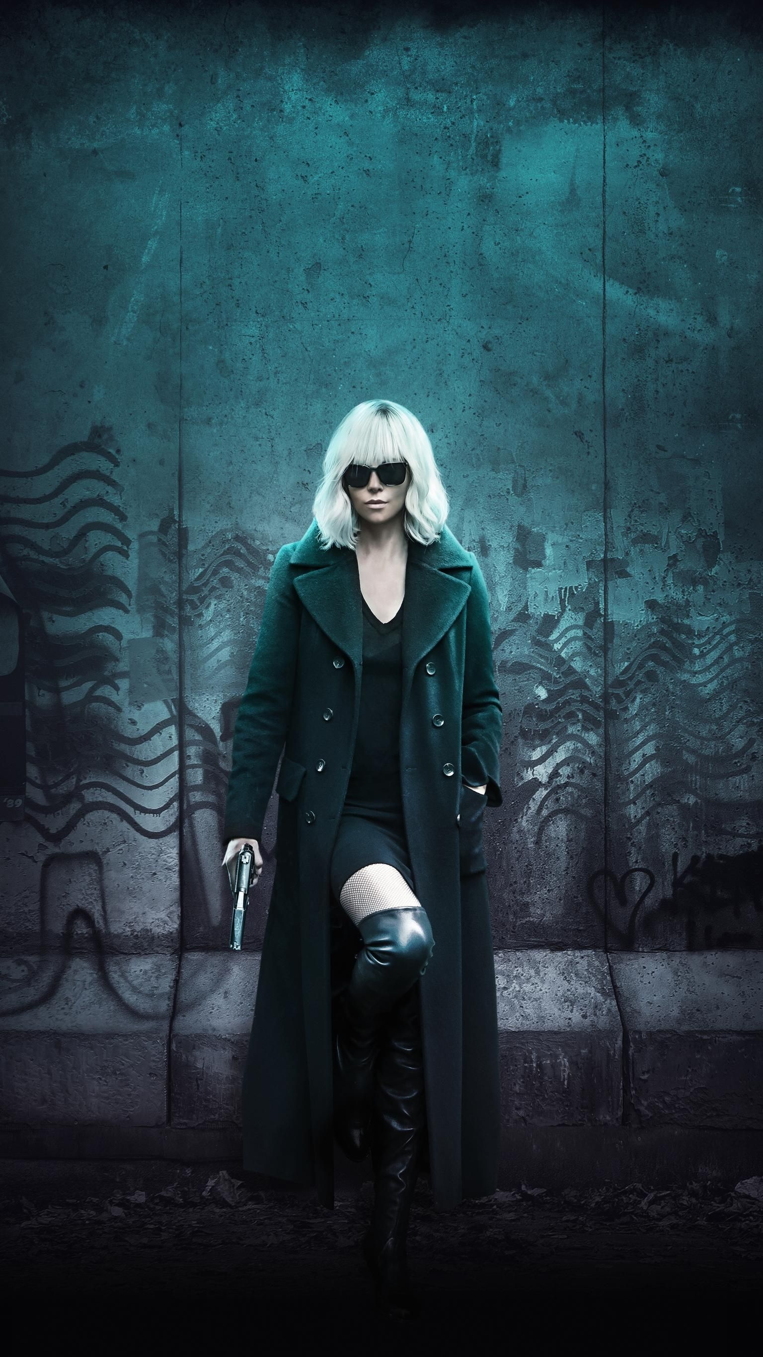 Charlize Theron: The role in Atomic Blonde, Co-producer. 1540x2740 HD Wallpaper.