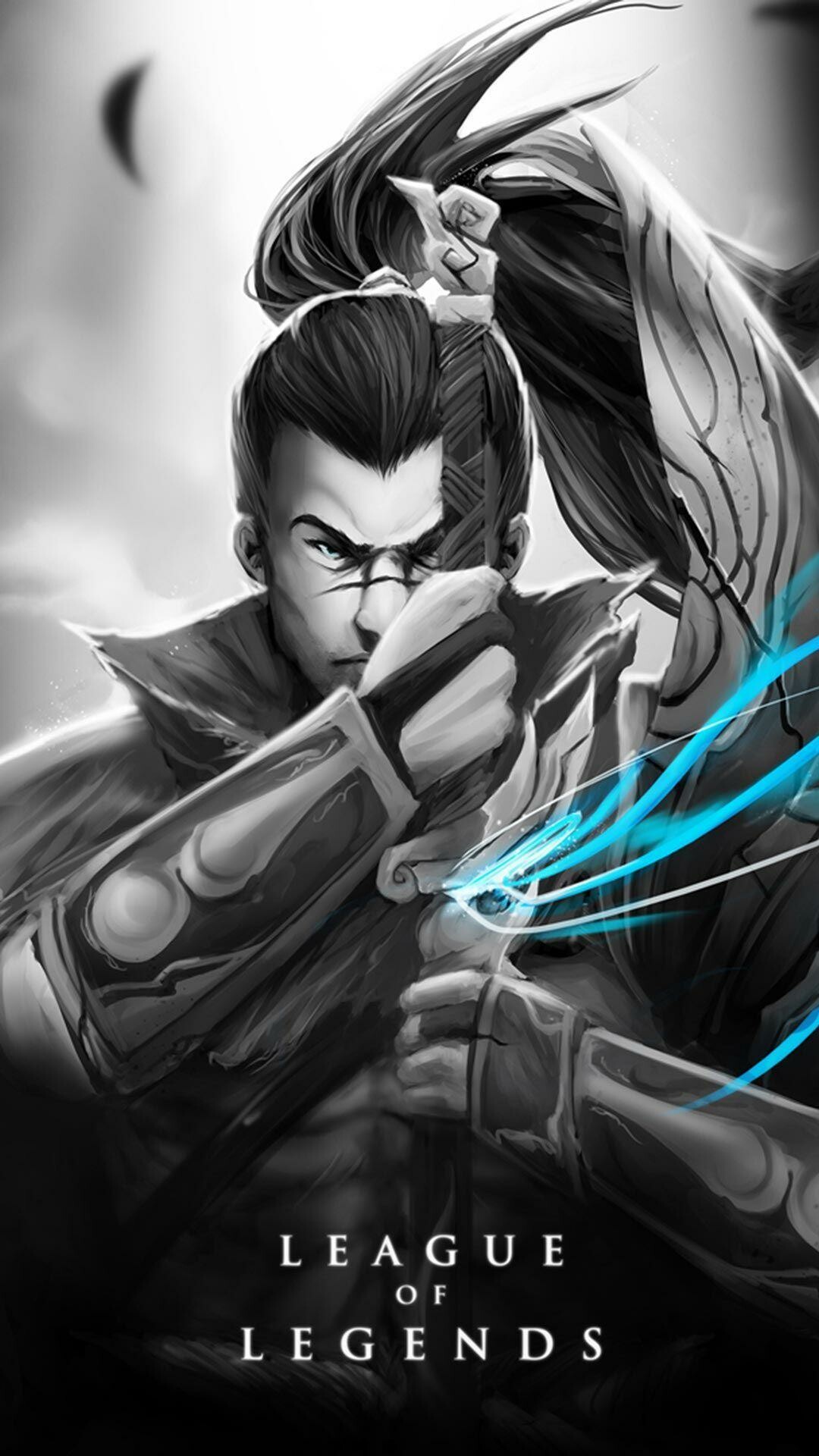 League of Legends: Yasuo, the Unforgiven, Slayer, Skirmisher. 1080x1920 Full HD Background.