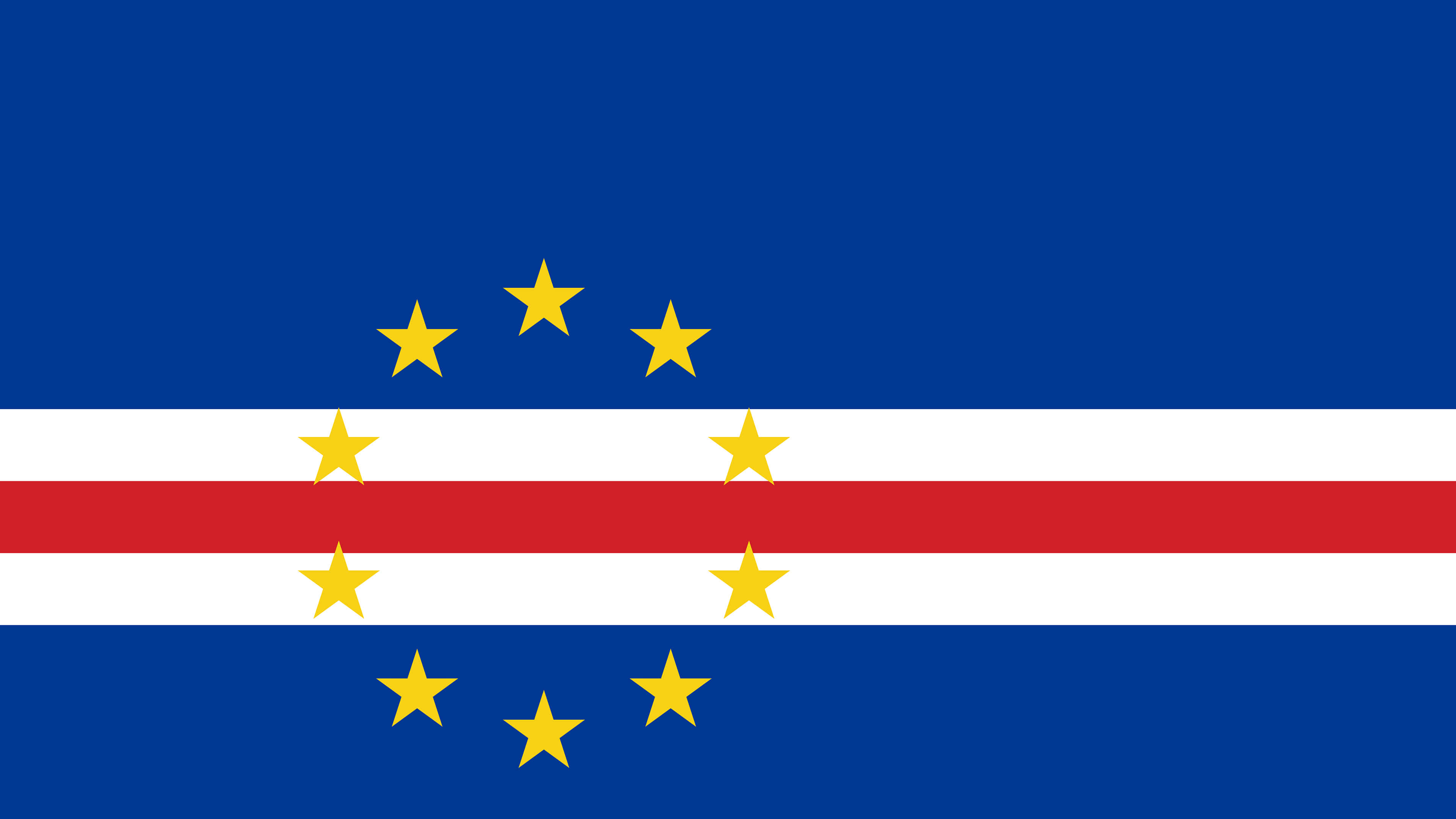Cabo Verde, Flag wallpapers, National symbol, Patriotic pride, 3840x2160 4K Desktop