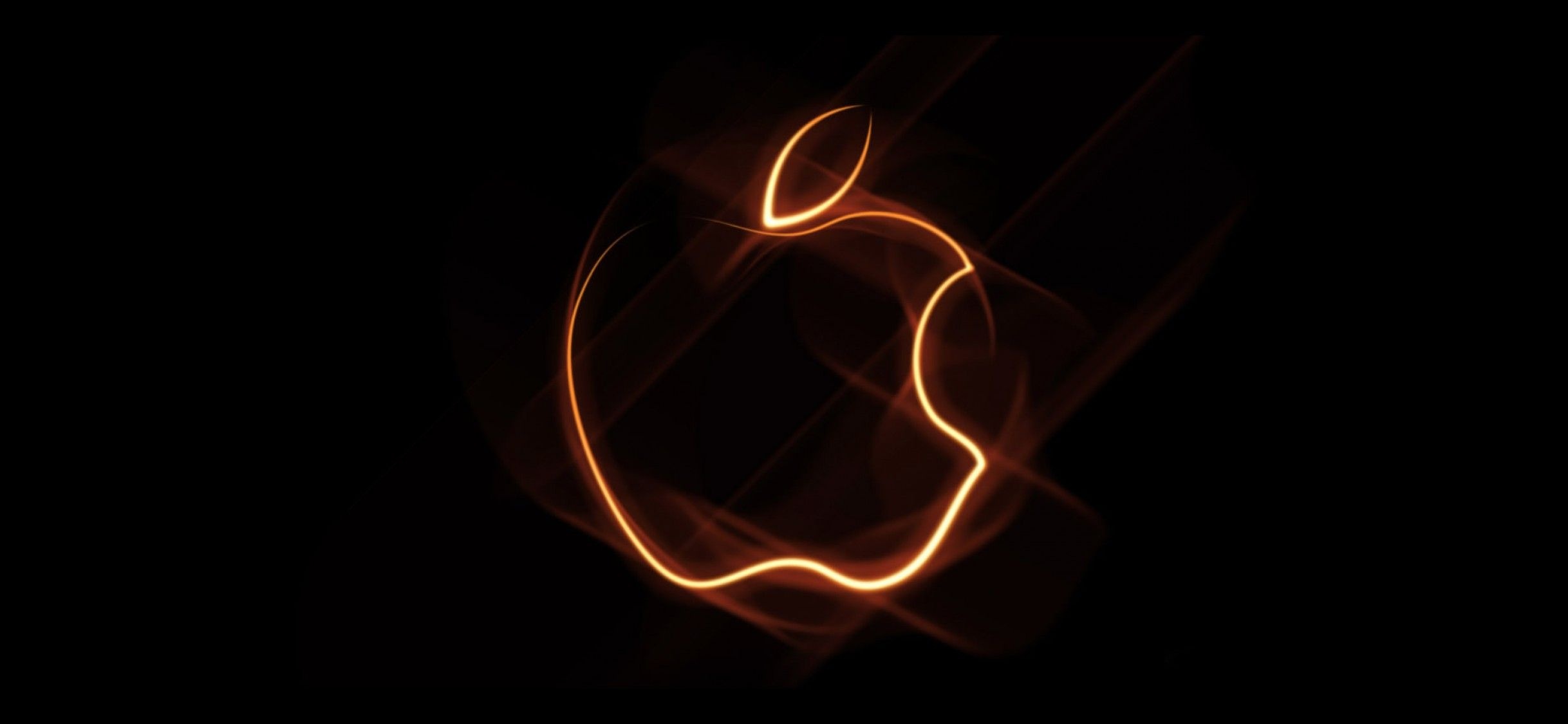 Apple logo, 4K wallpapers, High-definition graphics, Digital elegance, 2440x1130 Dual Screen Desktop