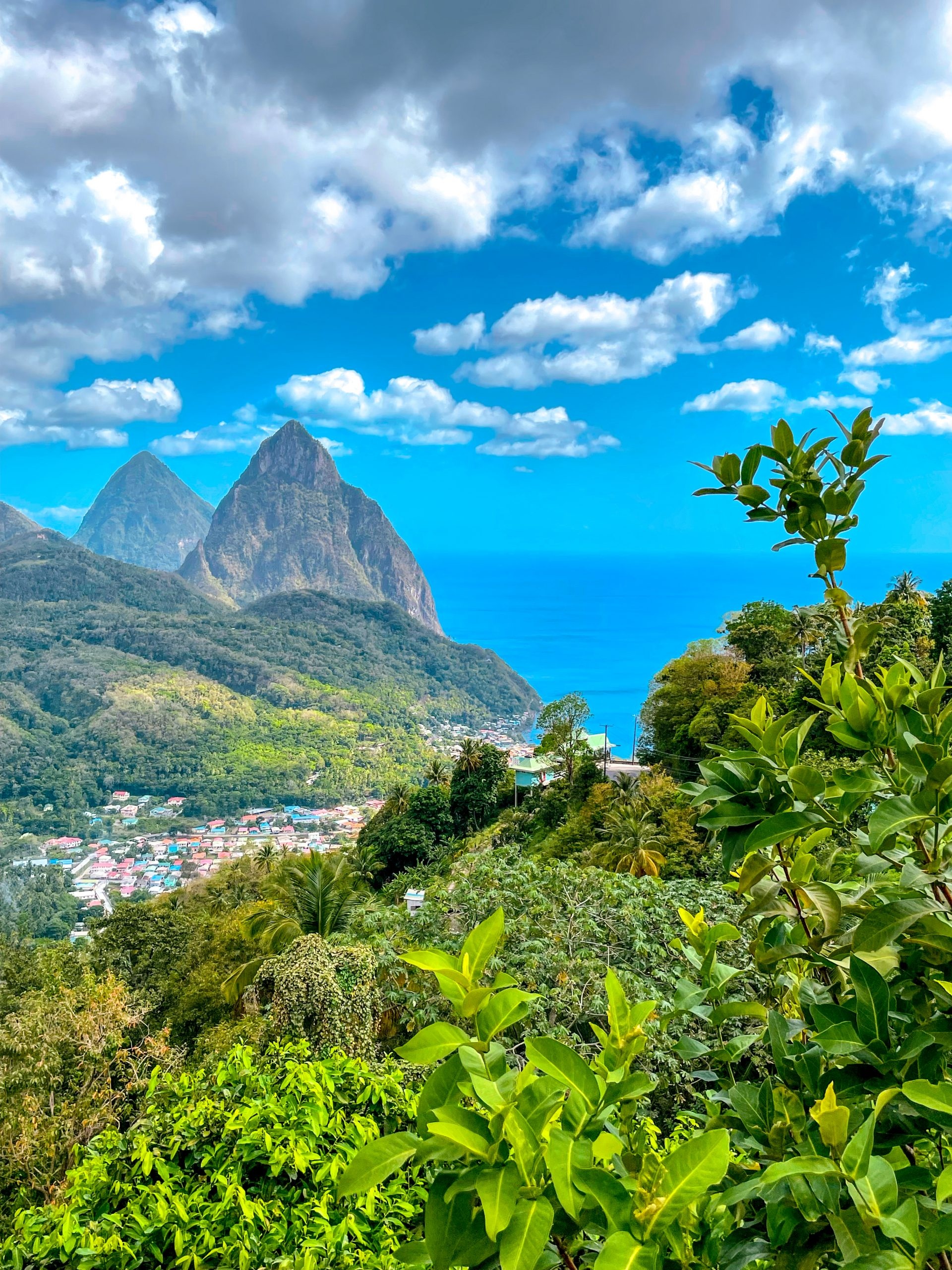 The Pitons, St. Lucia, Travel, Epic time, 1920x2560 HD Handy