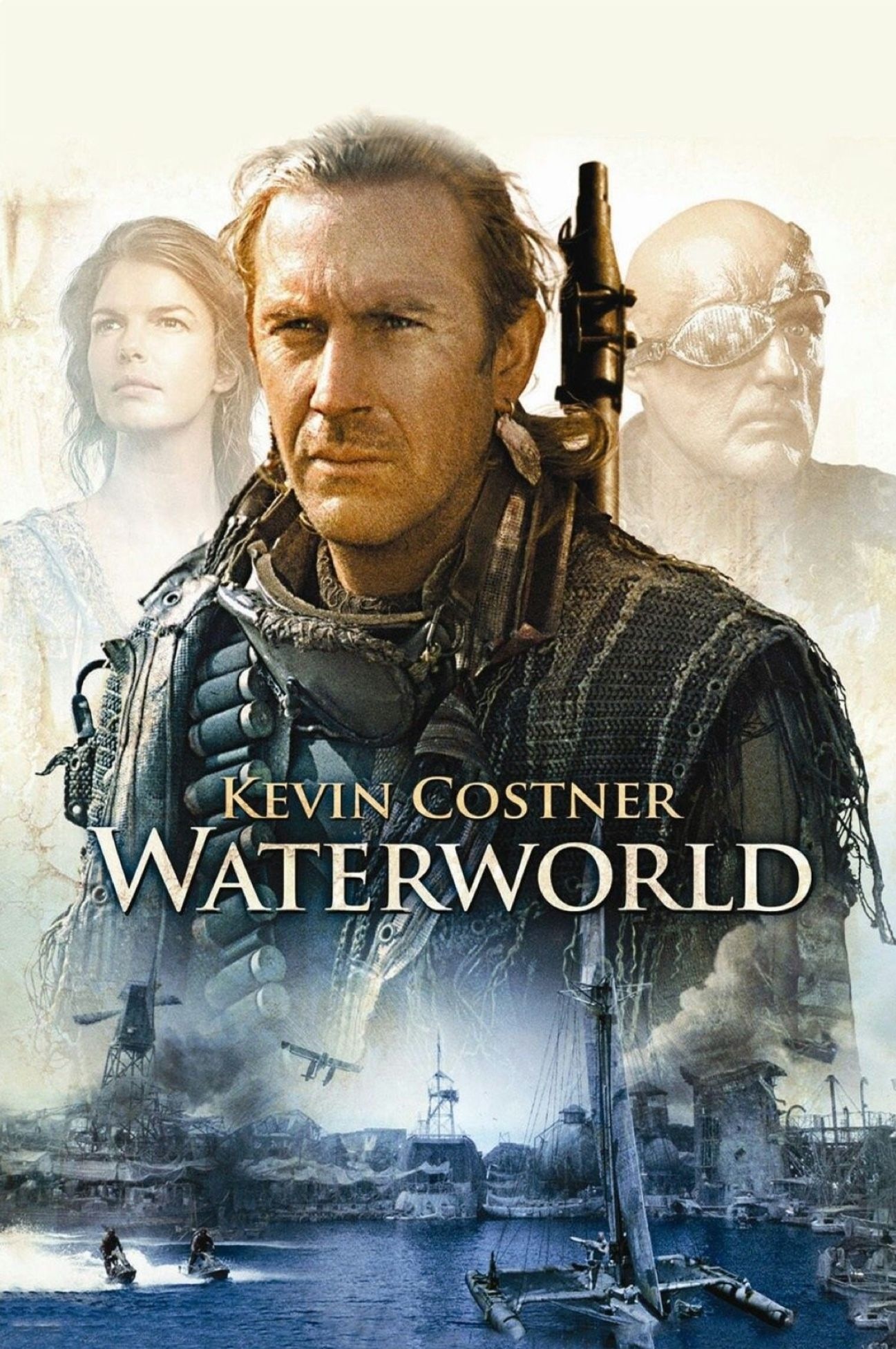 Kevin Costner, Cine, Movie Posters, Waterworld, 1300x1960 HD Phone