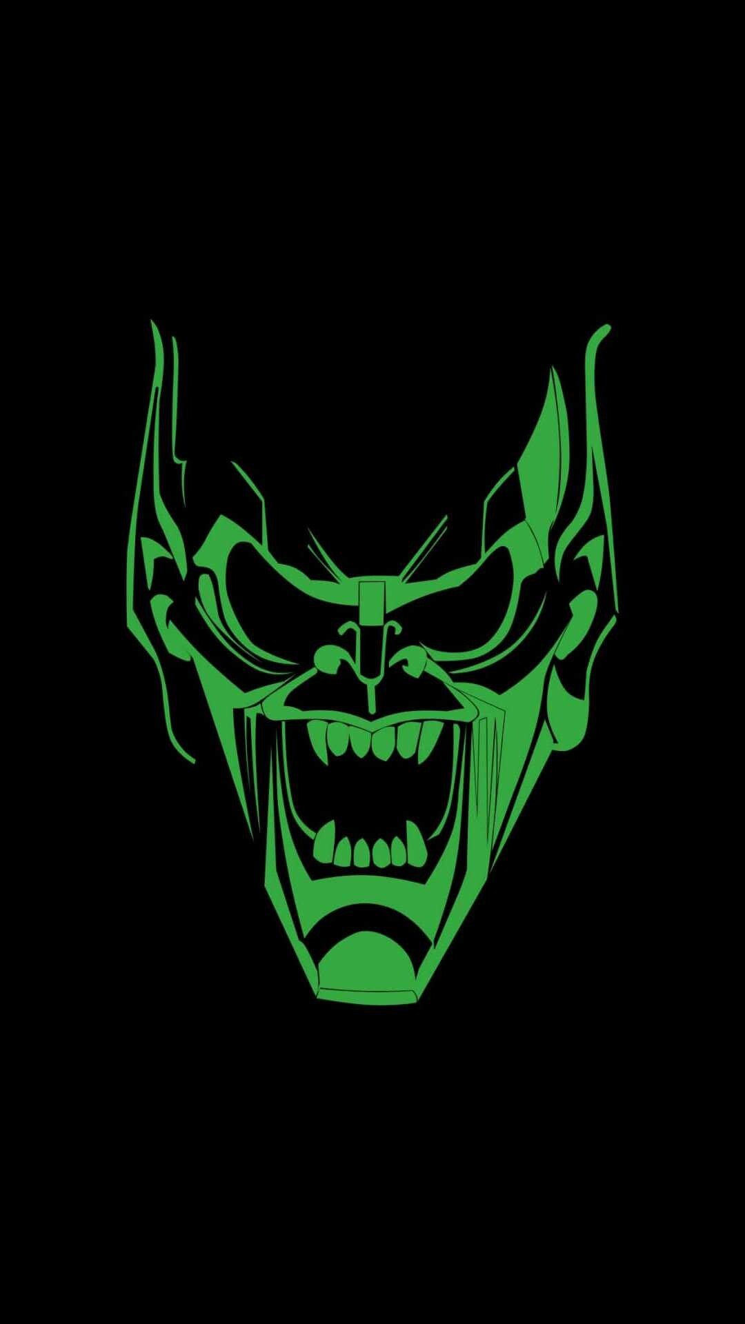 Green Goblin: MCU blockbuster, Marvel's villain. 1080x1920 Full HD Background.
