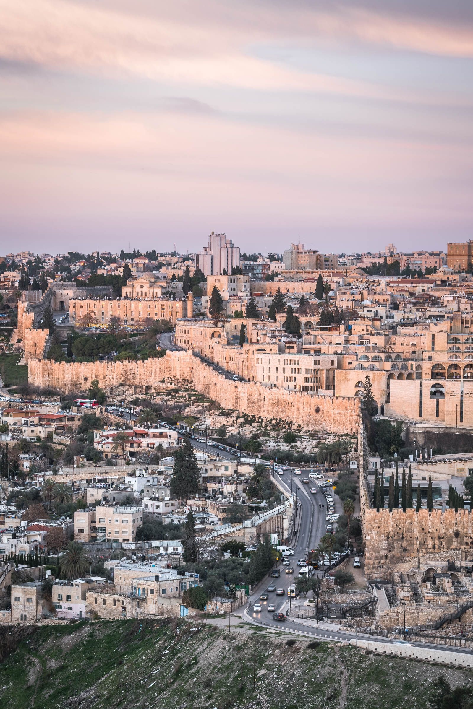 Mount of Olives, Israel Landscapes Wallpaper, 1600x2400 HD Phone