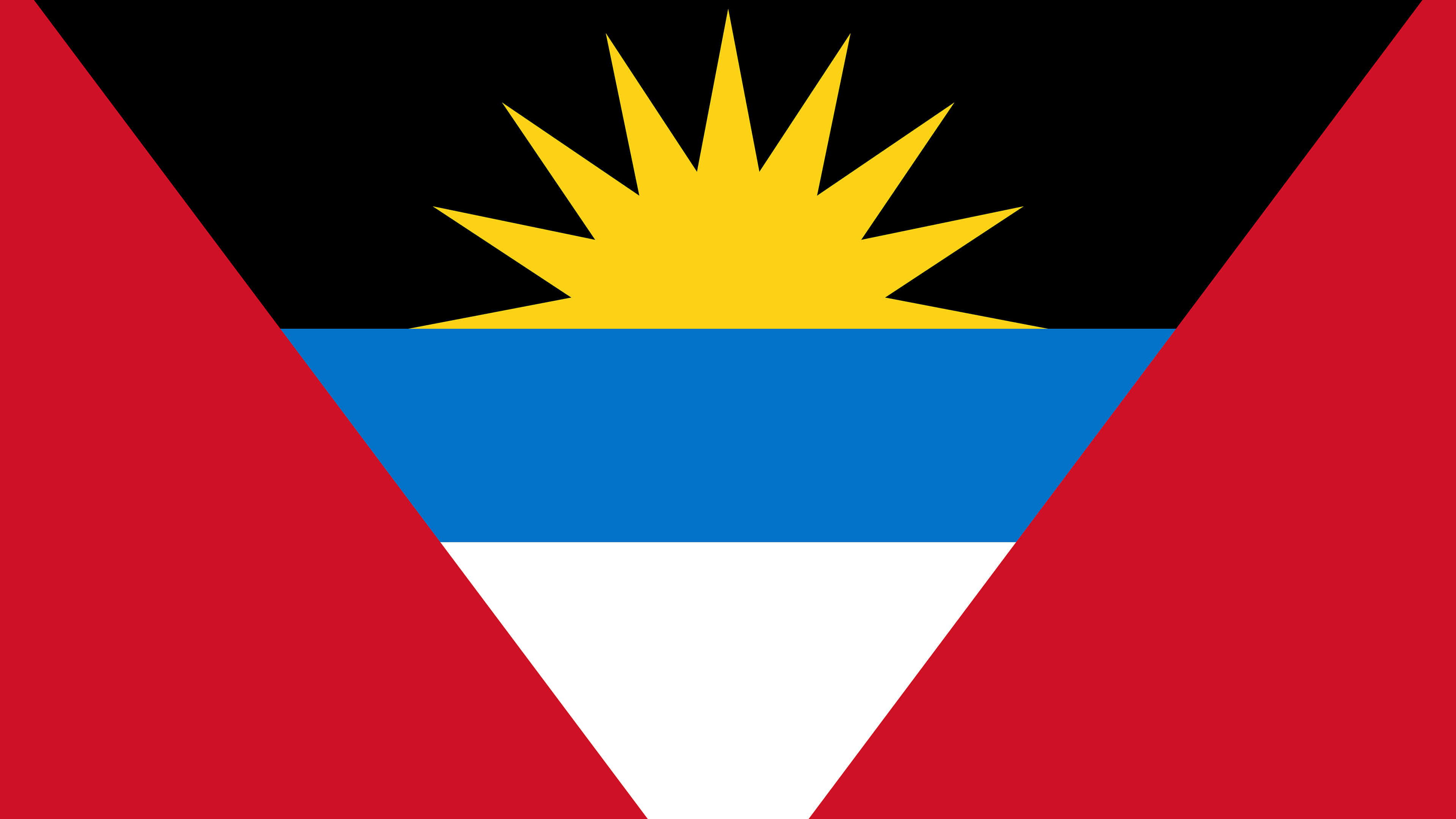 Antigua and Barbuda, Travels, Flag, UHD, 3840x2160 4K Desktop
