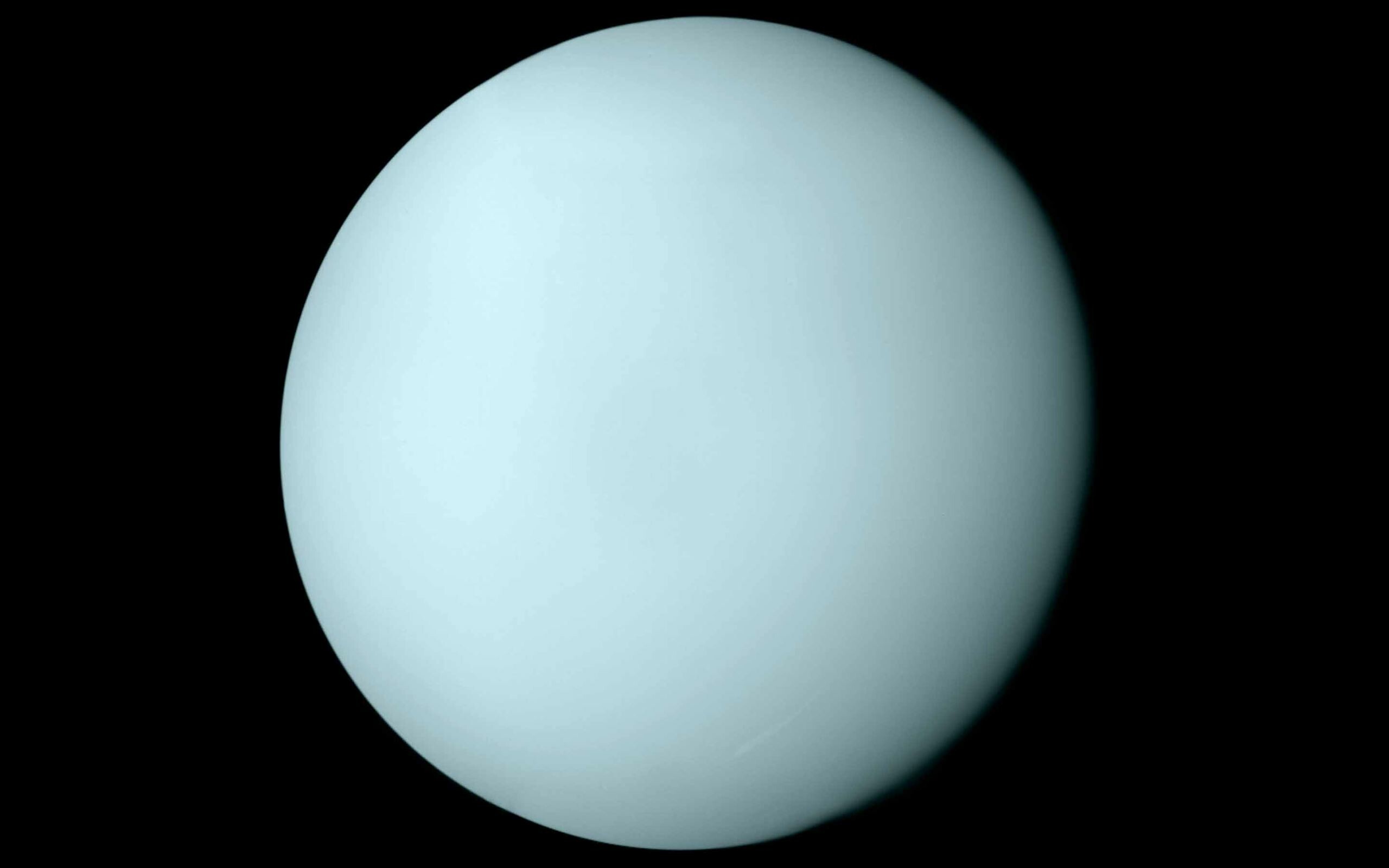 Uranus: It has the coldest planetary atmosphere in the Solar System. 2560x1600 HD Wallpaper.
