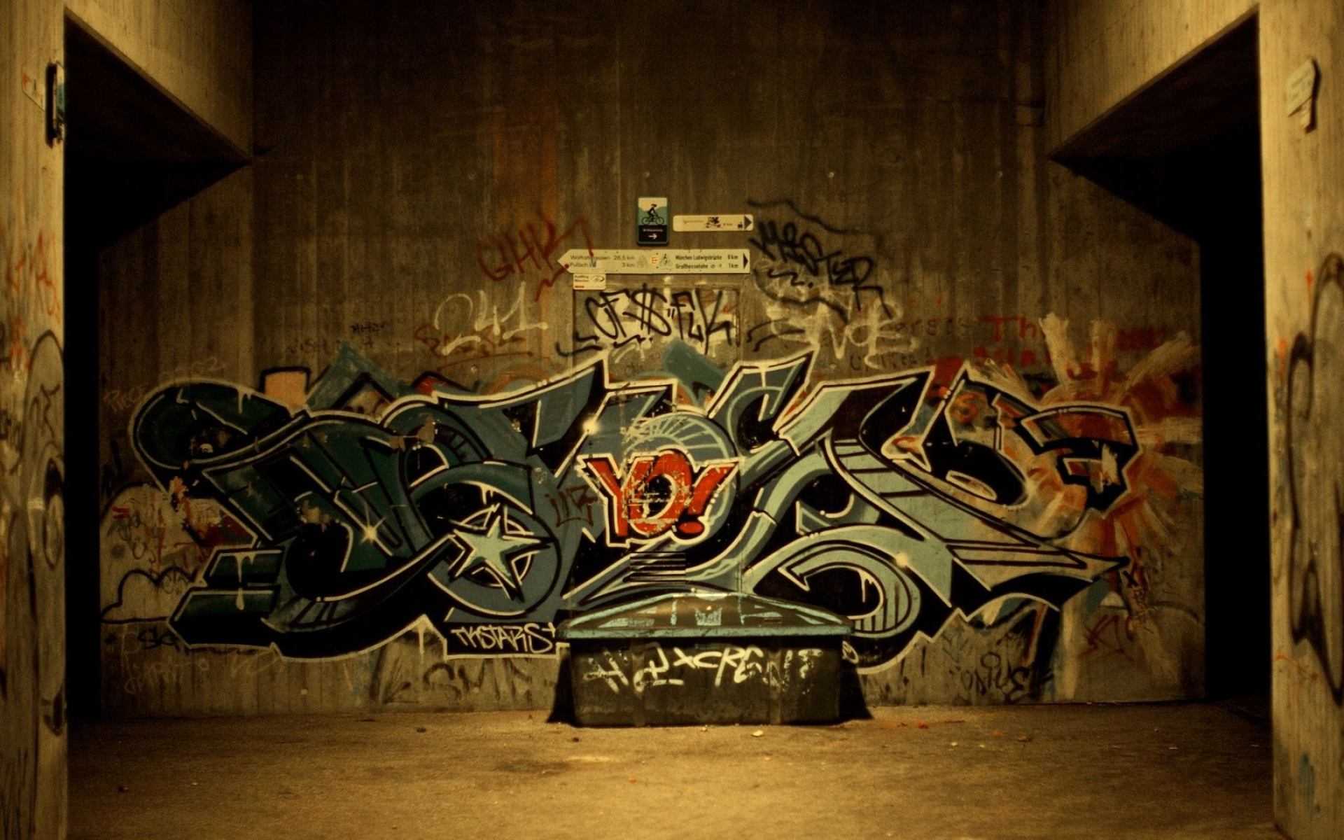 Hip-hop graffiti, Colorful street art, Urban style, Creative expressions, 1920x1200 HD Desktop