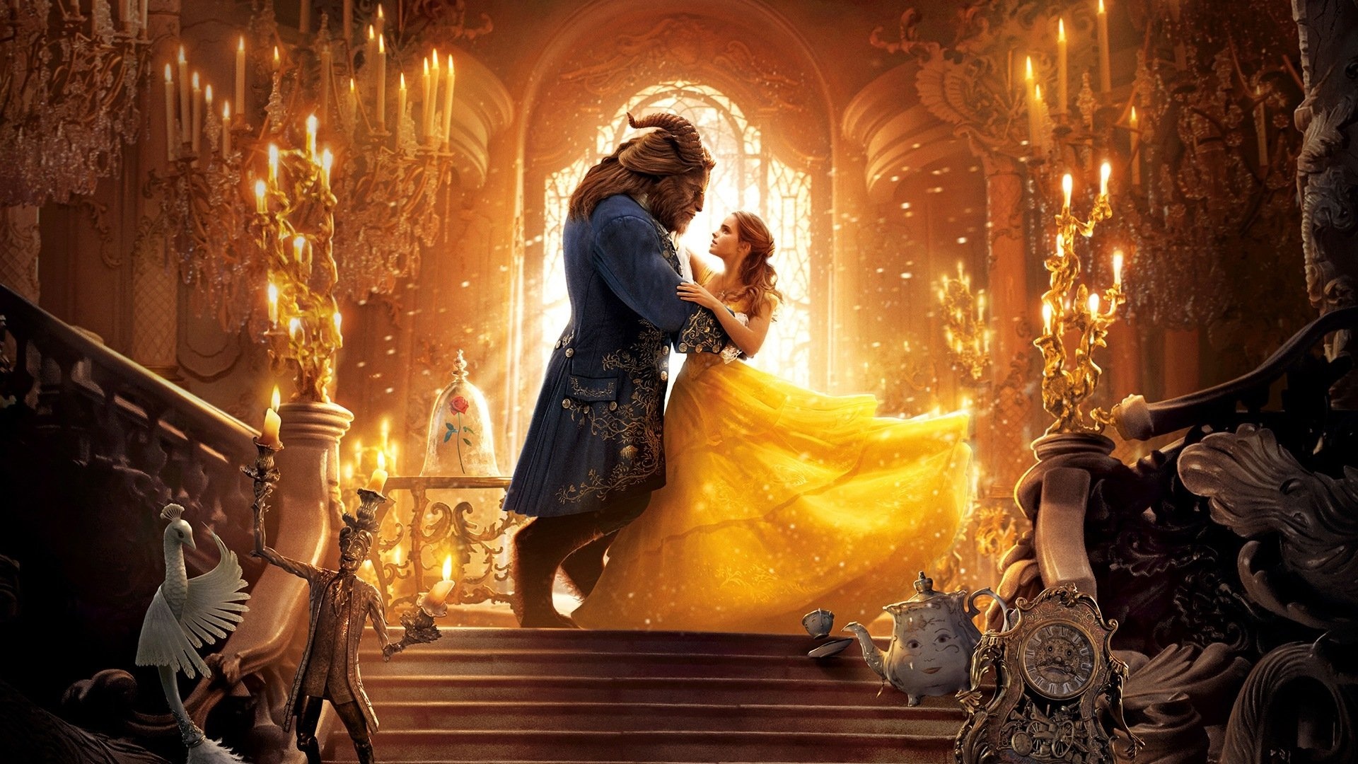 Beauty and the Beast 2017, HD wallpapers, Backgrounds, 1920x1080 Full HD Desktop