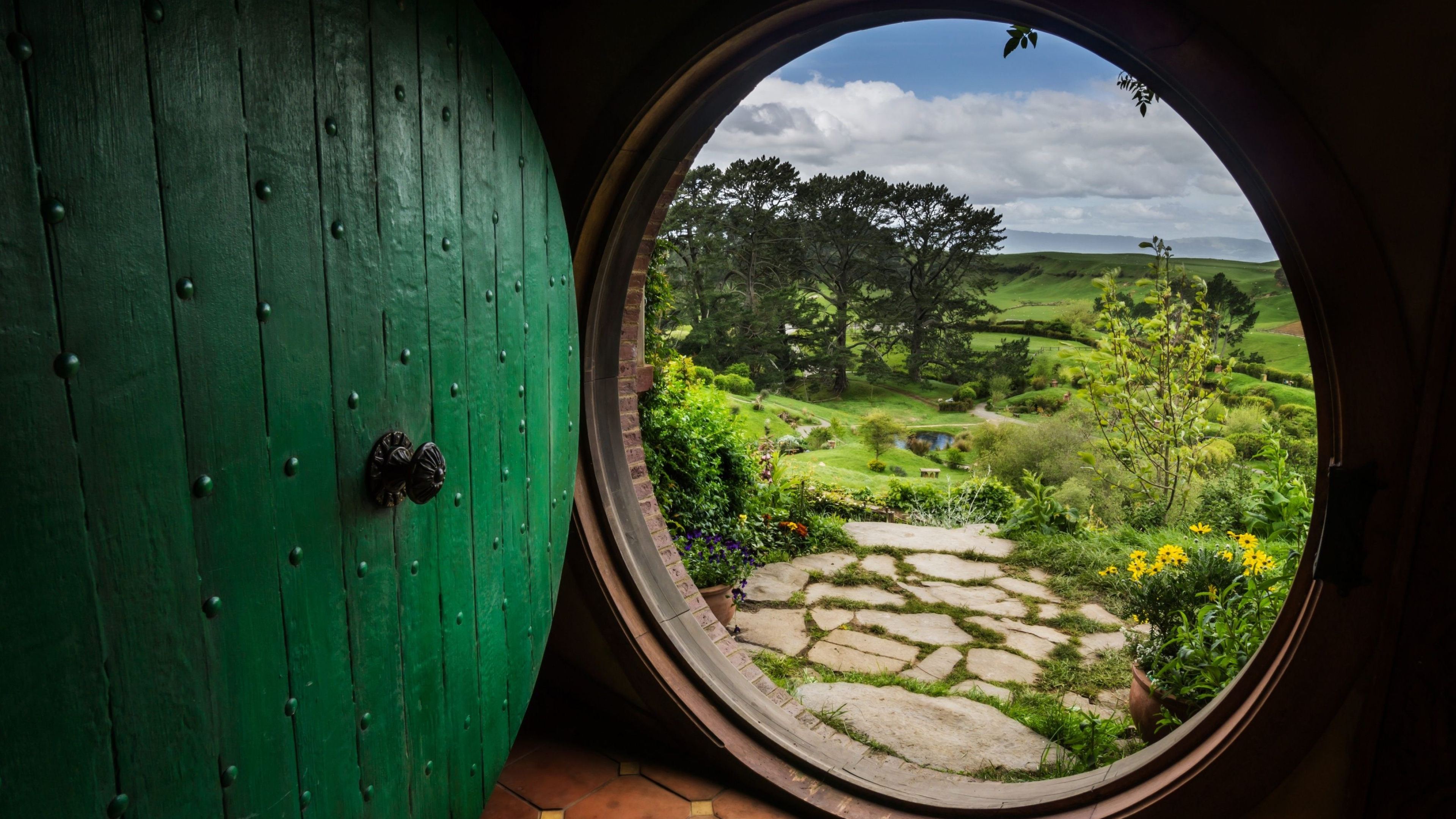 Hobbit house, Enchanting home, Top wallpapers, Beautiful backgrounds, 3840x2160 4K Desktop
