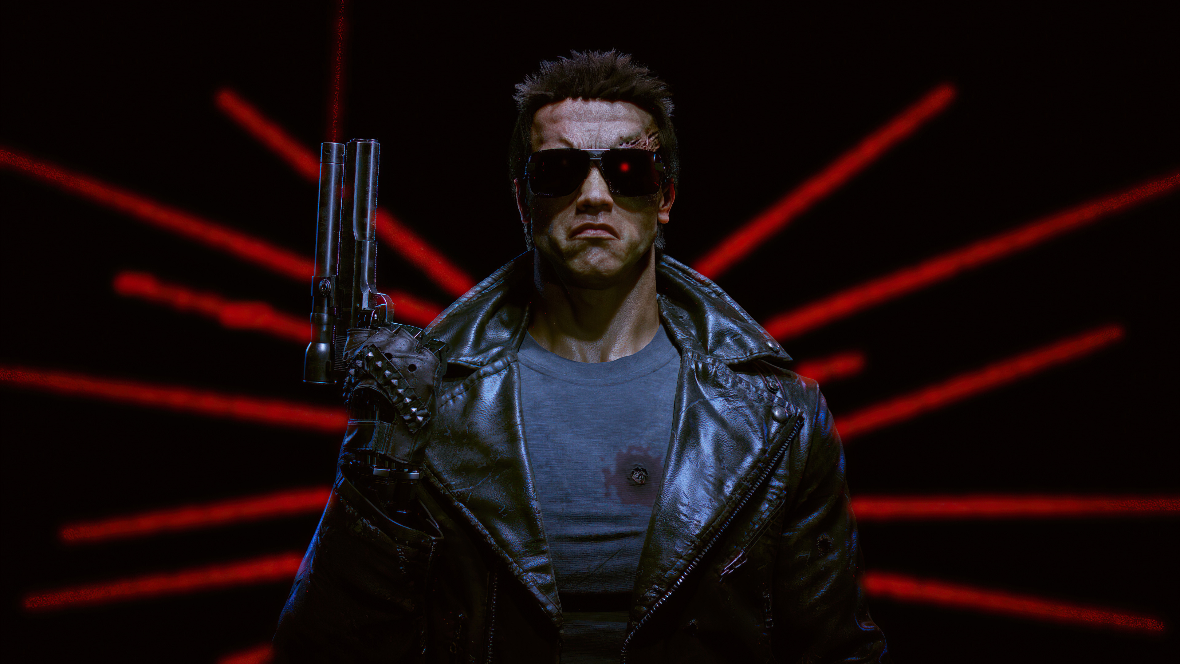 Terminator franchise, 4K Ultra HD wallpaper, Futuristic sci-fi, Iconic film series, 3840x2160 4K Desktop