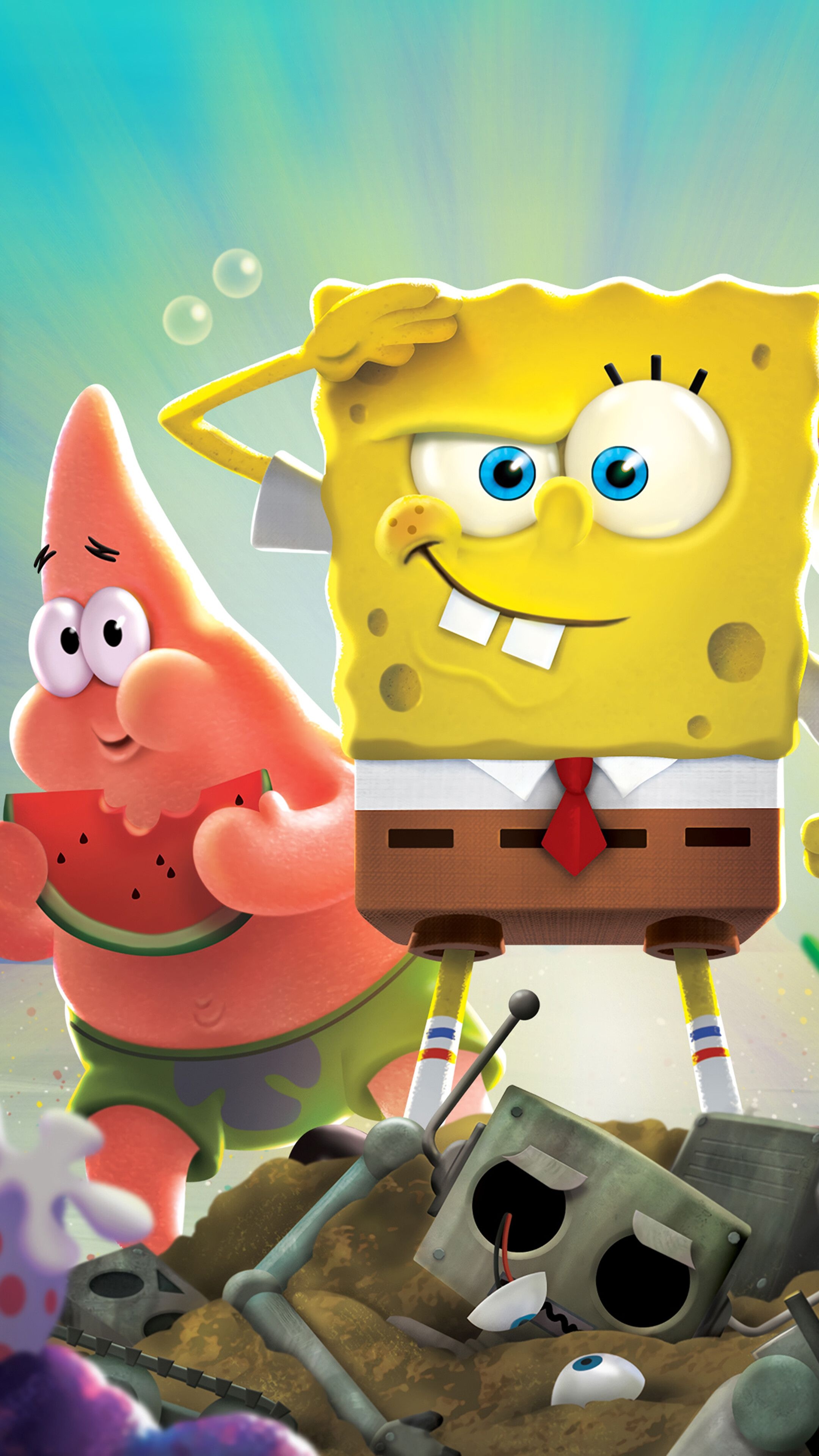 Top free SpongeBob 4K wallpapers, Animation, Backgrounds, 2160x3840 4K Phone