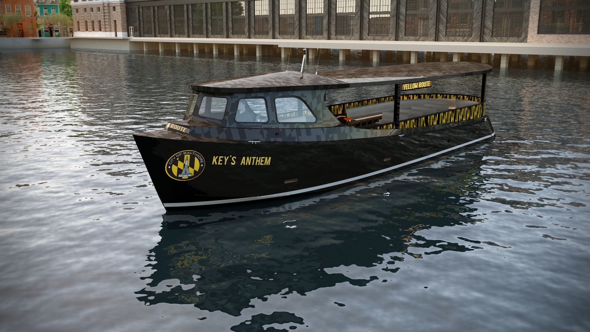 Water Taxi: On-demand taxi system, Harbor Boating Inc, Baltimore. 2050x1160 HD Wallpaper.