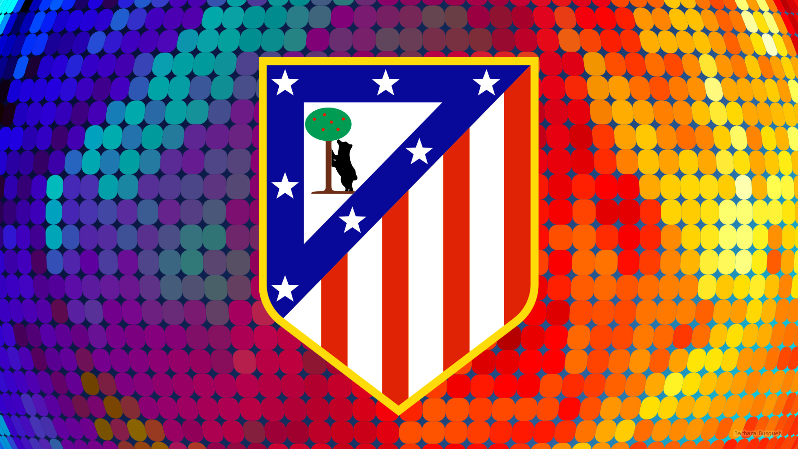 Atletico Madrid: The club has won a league and cup double in 1996. 2560x1440 HD Wallpaper.