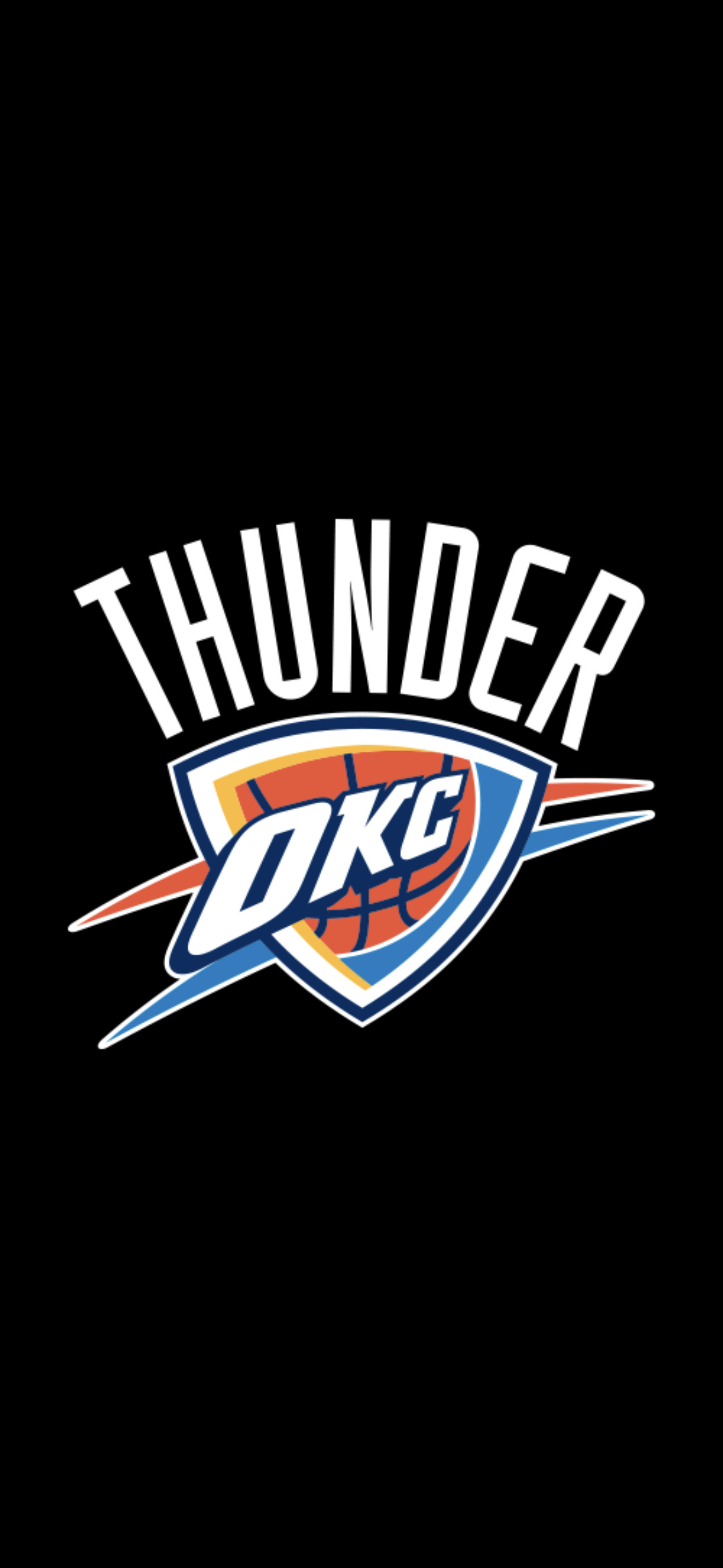 Oklahoma Thunder, Top free backgrounds, Sports team, Basketball, 1130x2440 HD Phone