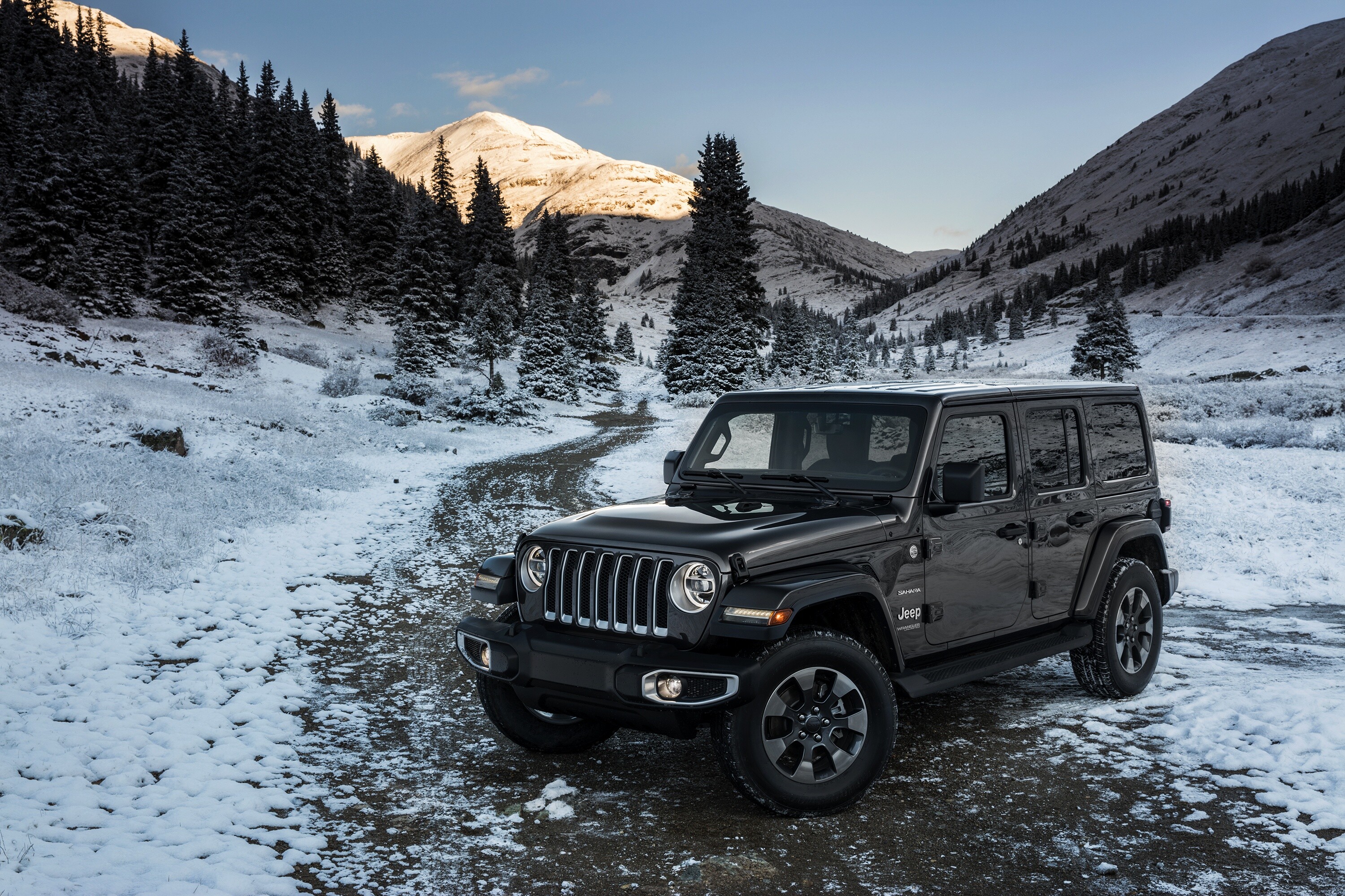 Jeep Wrangler: Unlimited Sahara edition, The American car manufacturer. 3000x2000 HD Background.