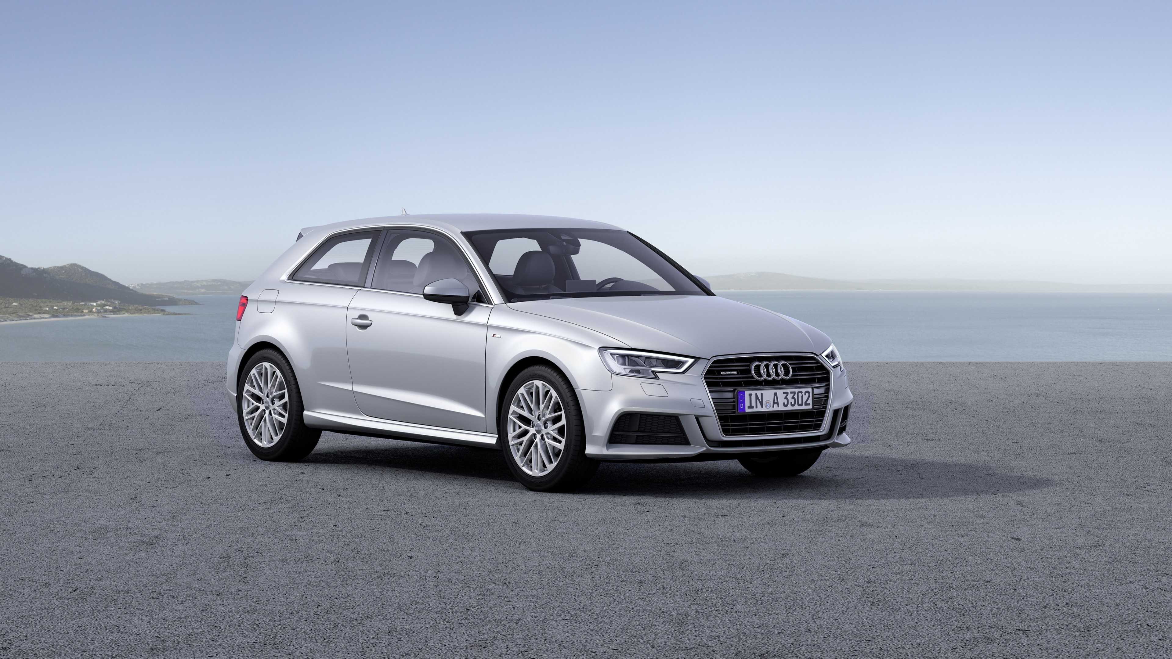 Audi A3 Sportback, Unmatched performance, Sleek design, Sports car feel, 3840x2160 4K Desktop