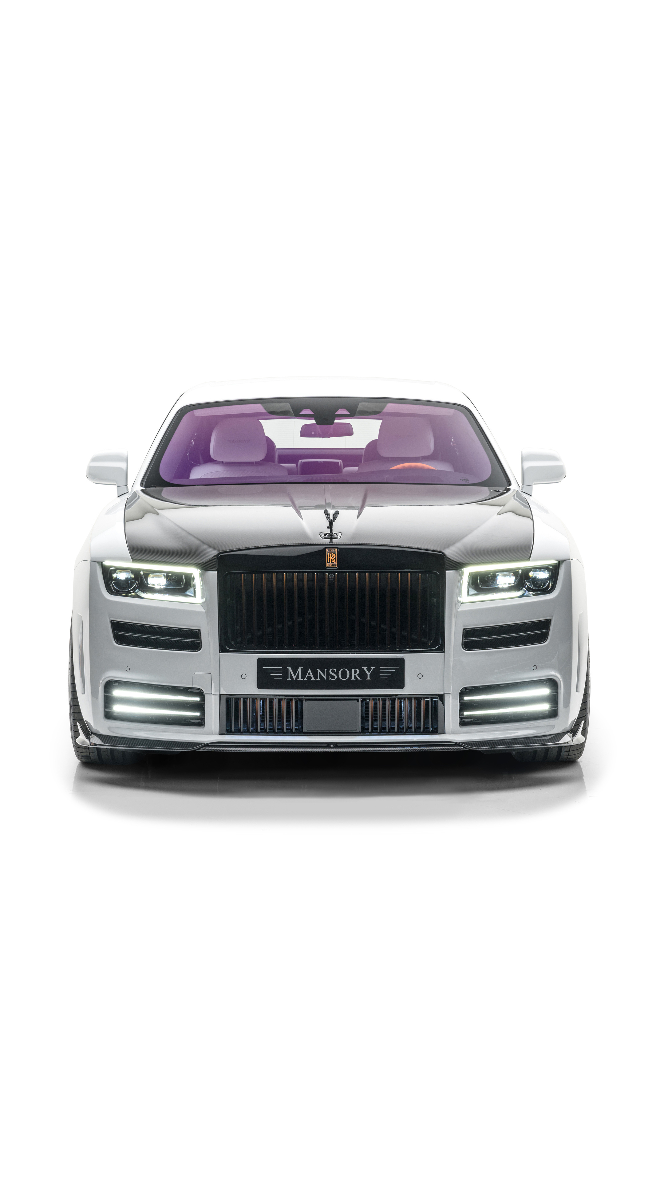 Rolls-Royce Ghost, Mansory edition, 2021 model, Stunning visuals, 2160x3840 4K Handy