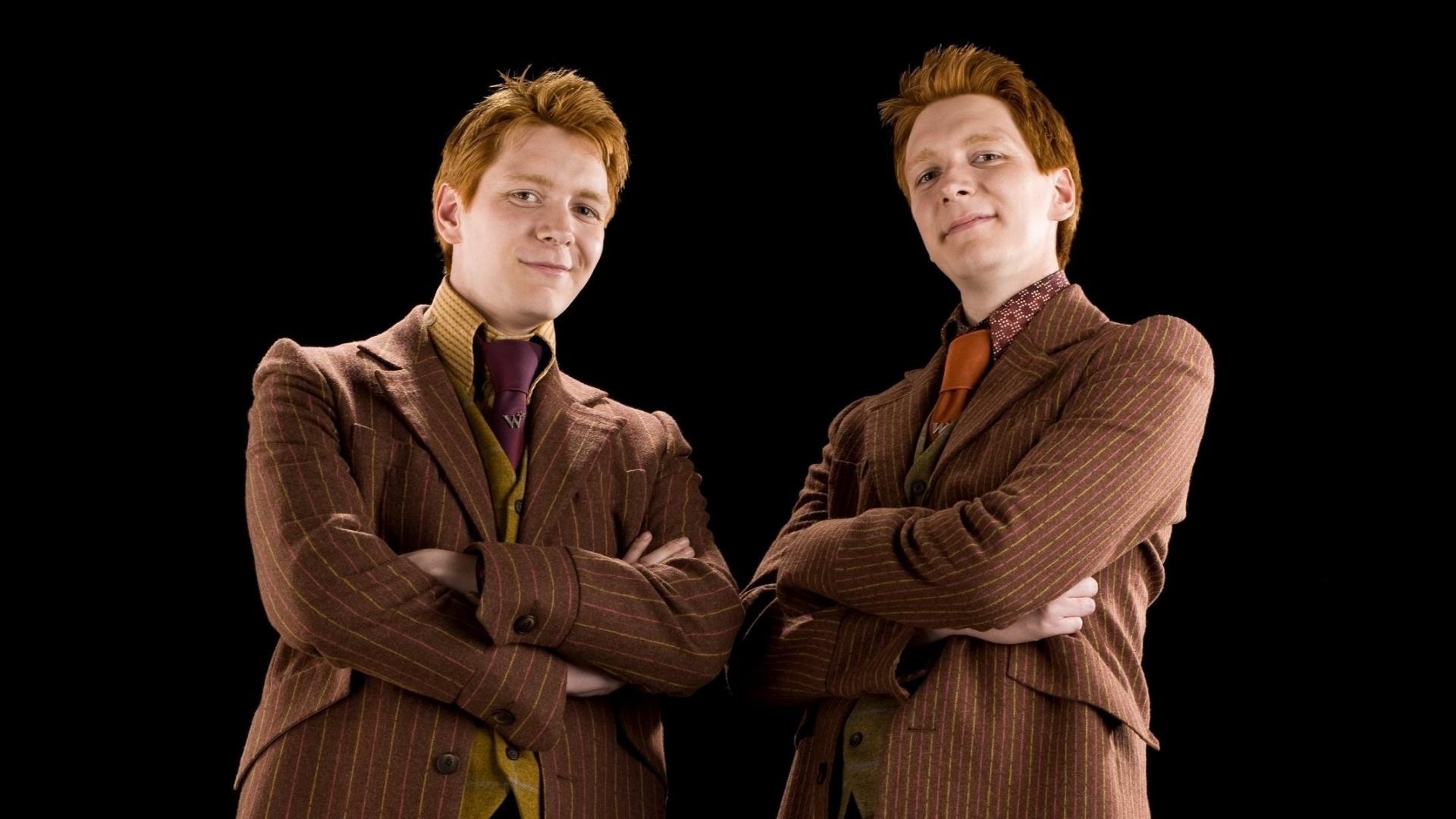 Fred Weasley, George Weasley, Weasley twins, Harry Potter universe, 1920x1080 Full HD Desktop