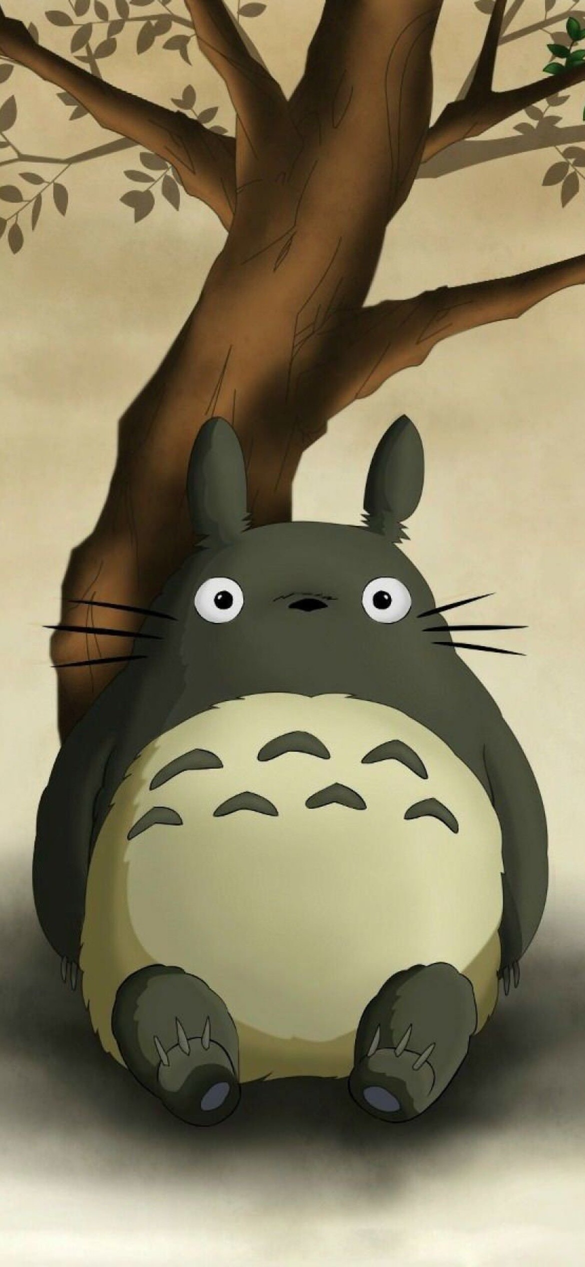 My Neighbor Totoro: Animated film, Friendly wood spirit. 1170x2540 HD Wallpaper.