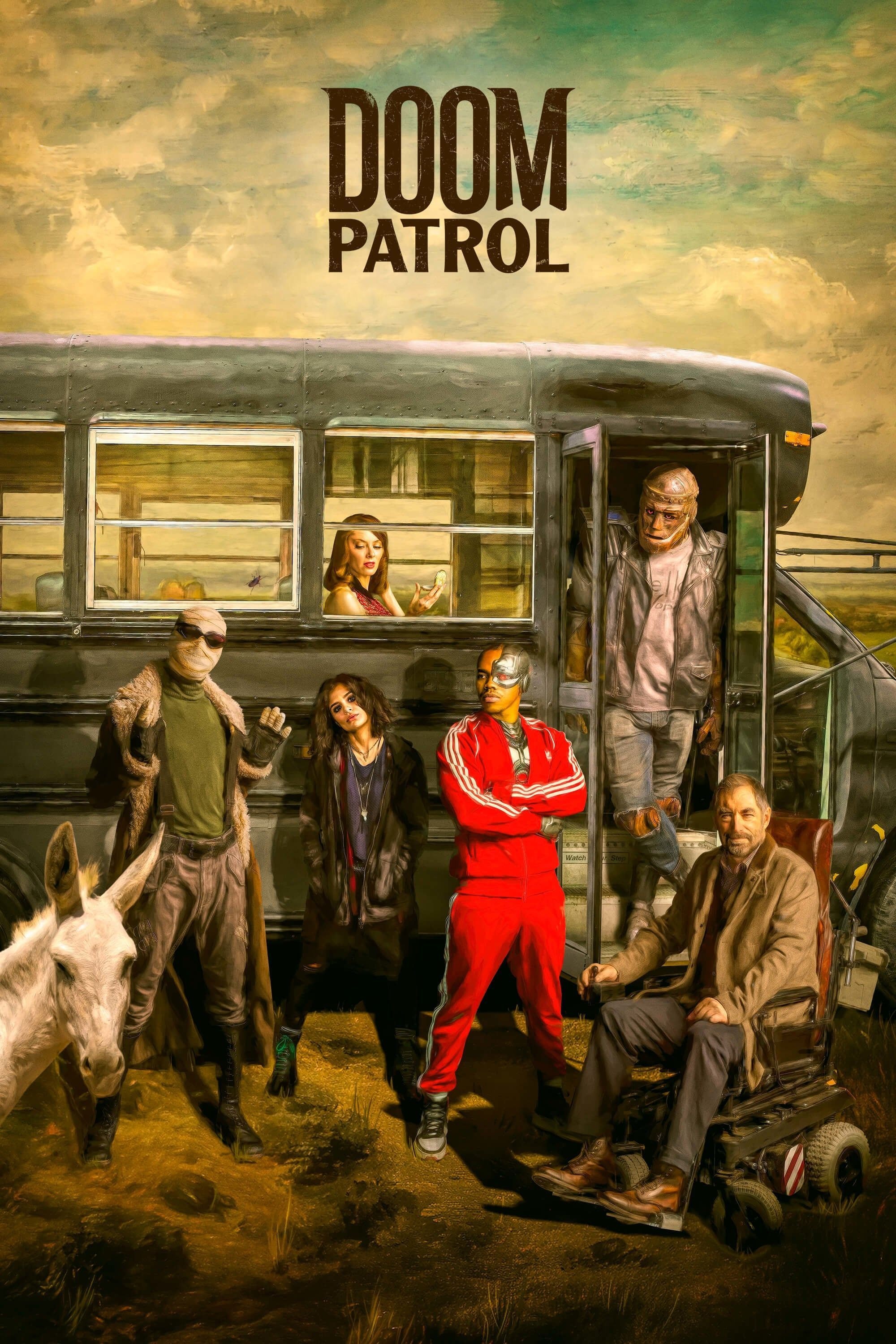 Doom Patrol, Quirky superheroes, Action-packed adventures, Intriguing plot, 2000x3000 HD Phone