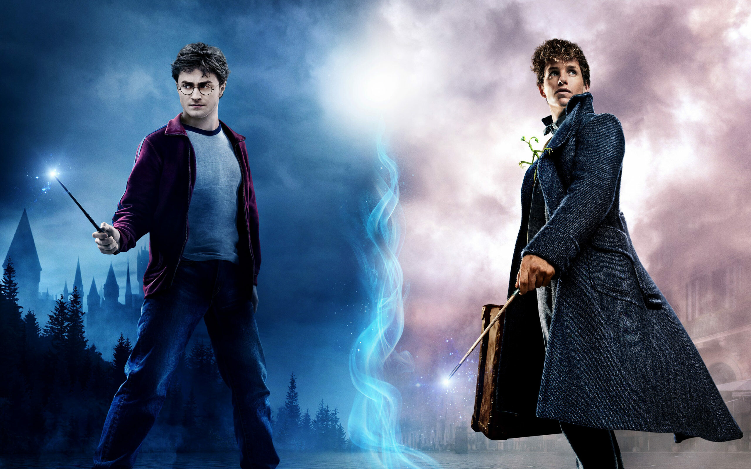 Harry Potter: Fantastic Beasts and Where to Find Them, A spin-off of and prequel to the HP film series. 2560x1600 HD Wallpaper.
