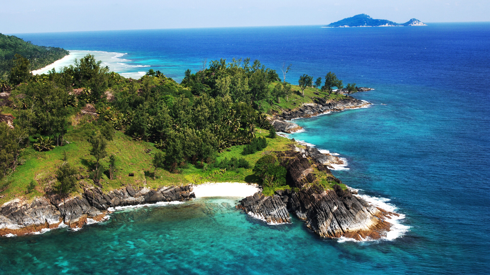 Island: Earth, Ocean, Hilton Seychelles Labriz Resort And Spa. 1920x1080 Full HD Wallpaper.