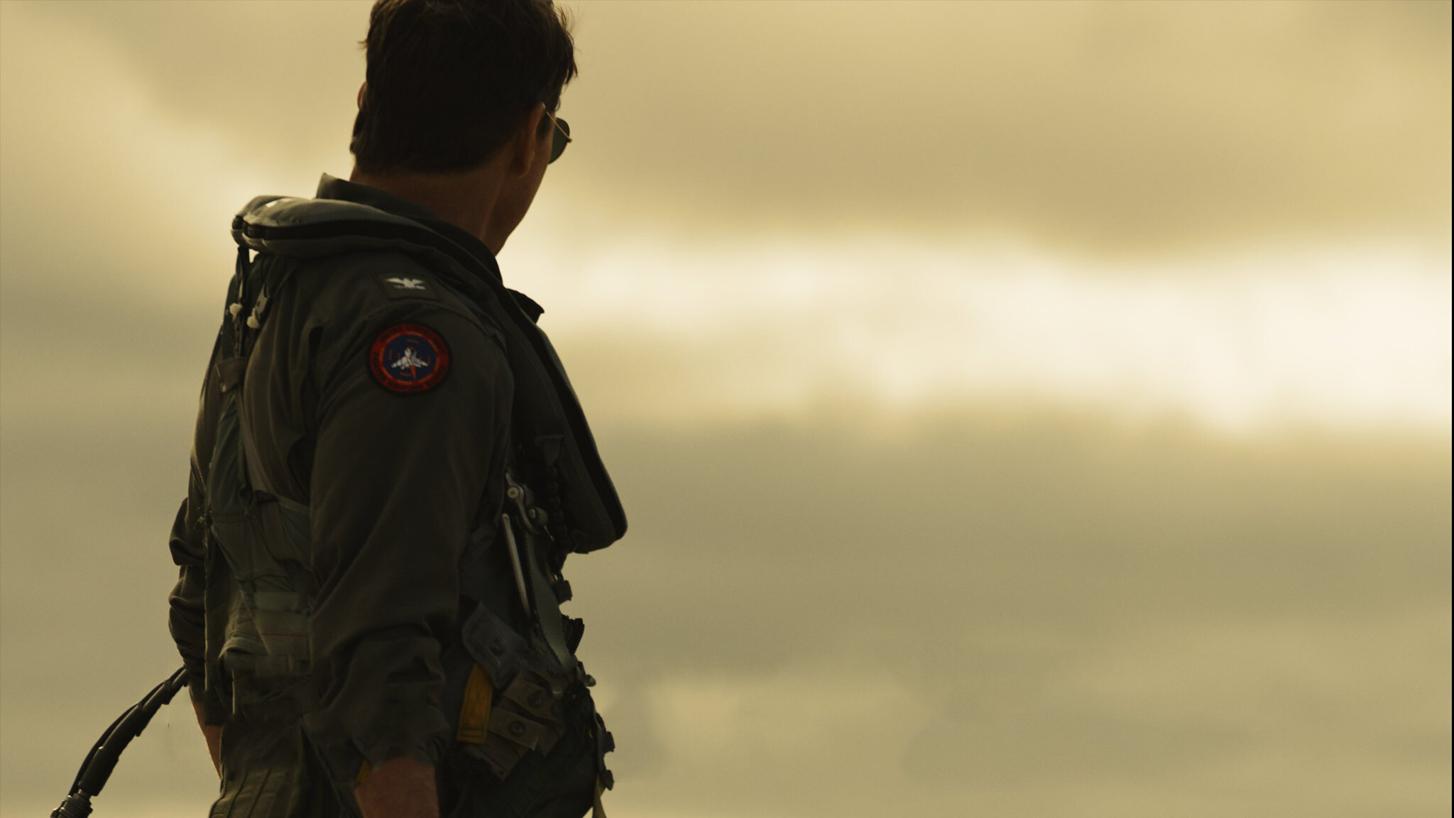 Top Gun: Maverick: Captain Pete, A courageous test pilot. 2050x1160 HD Background.