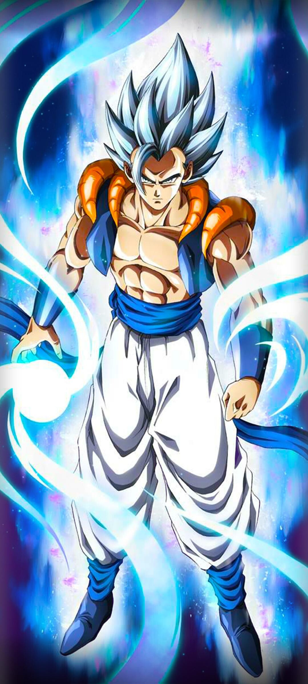 Gogeta: One of only three characters alongside with Cooler and Cold to never be shown in their base form. 1080x2400 HD Background.