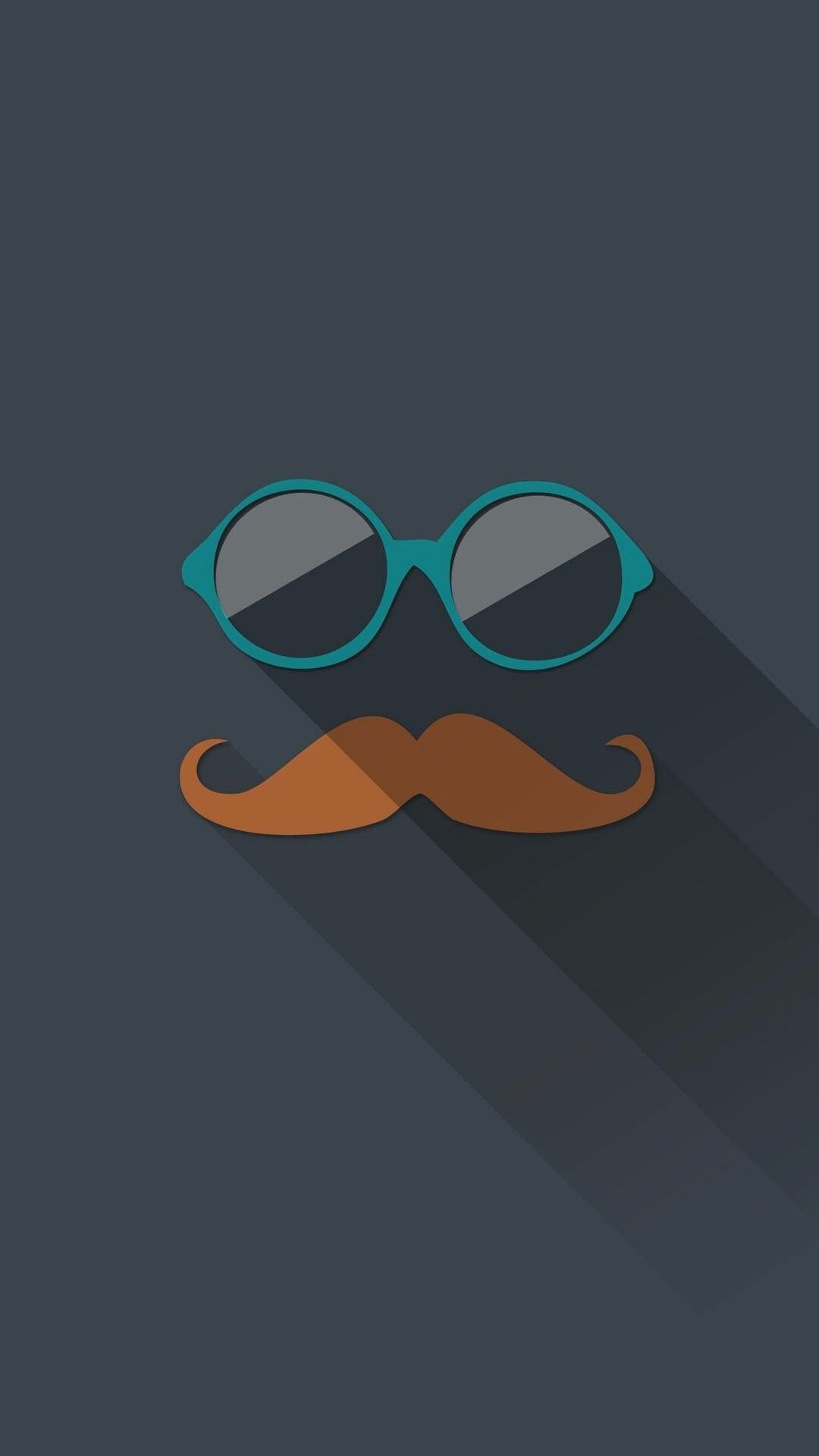 Galaxy Mustache, Mustache iPhone wallpapers, Popular backgrounds, Vibrant design, 1080x1920 Full HD Phone