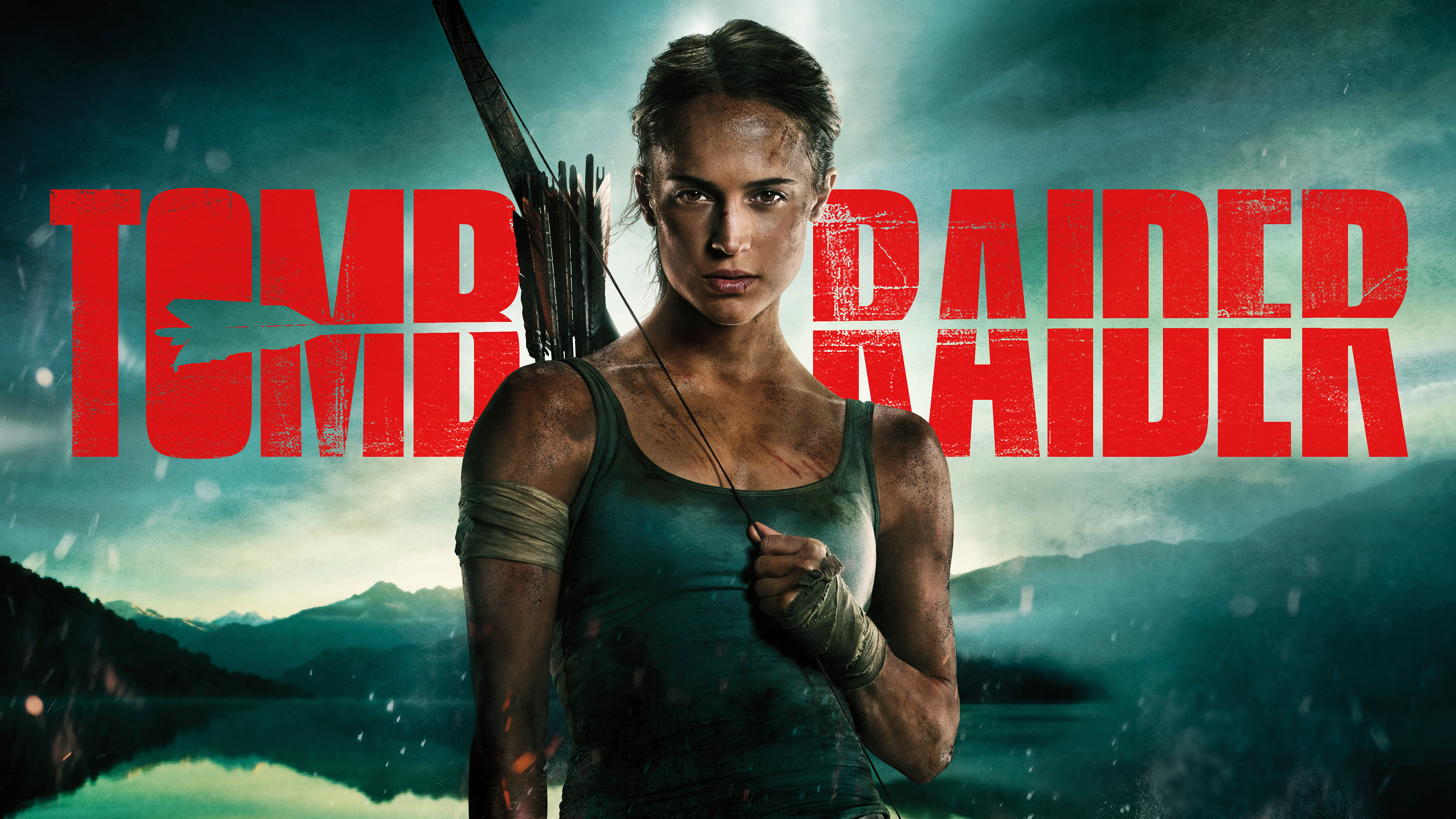 Tomb Raider: An American and British co-production, Poster. 3840x2160 4K Wallpaper.
