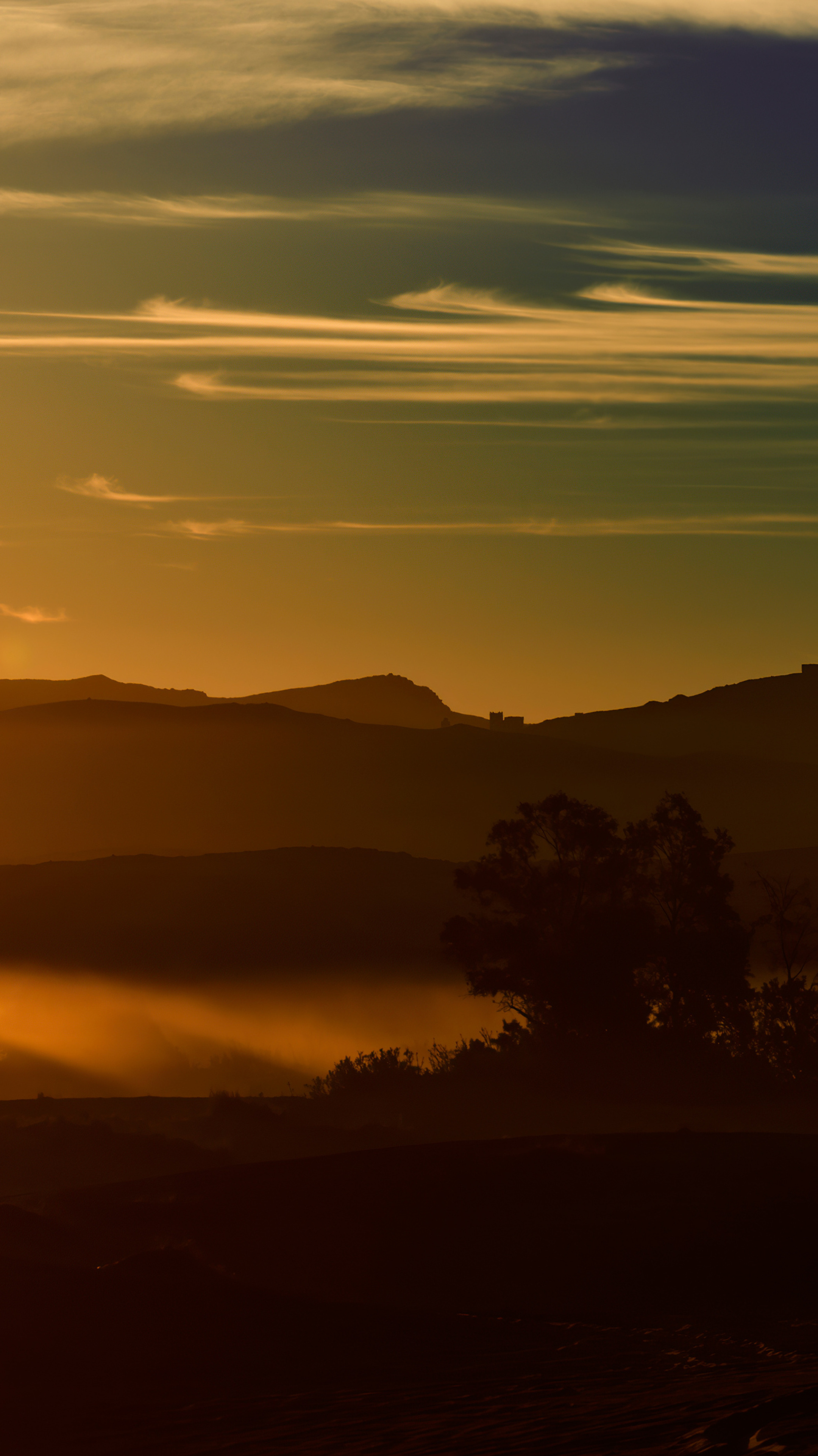 Desert morning mist, Sony xperia x, 2160x3840 4K Handy