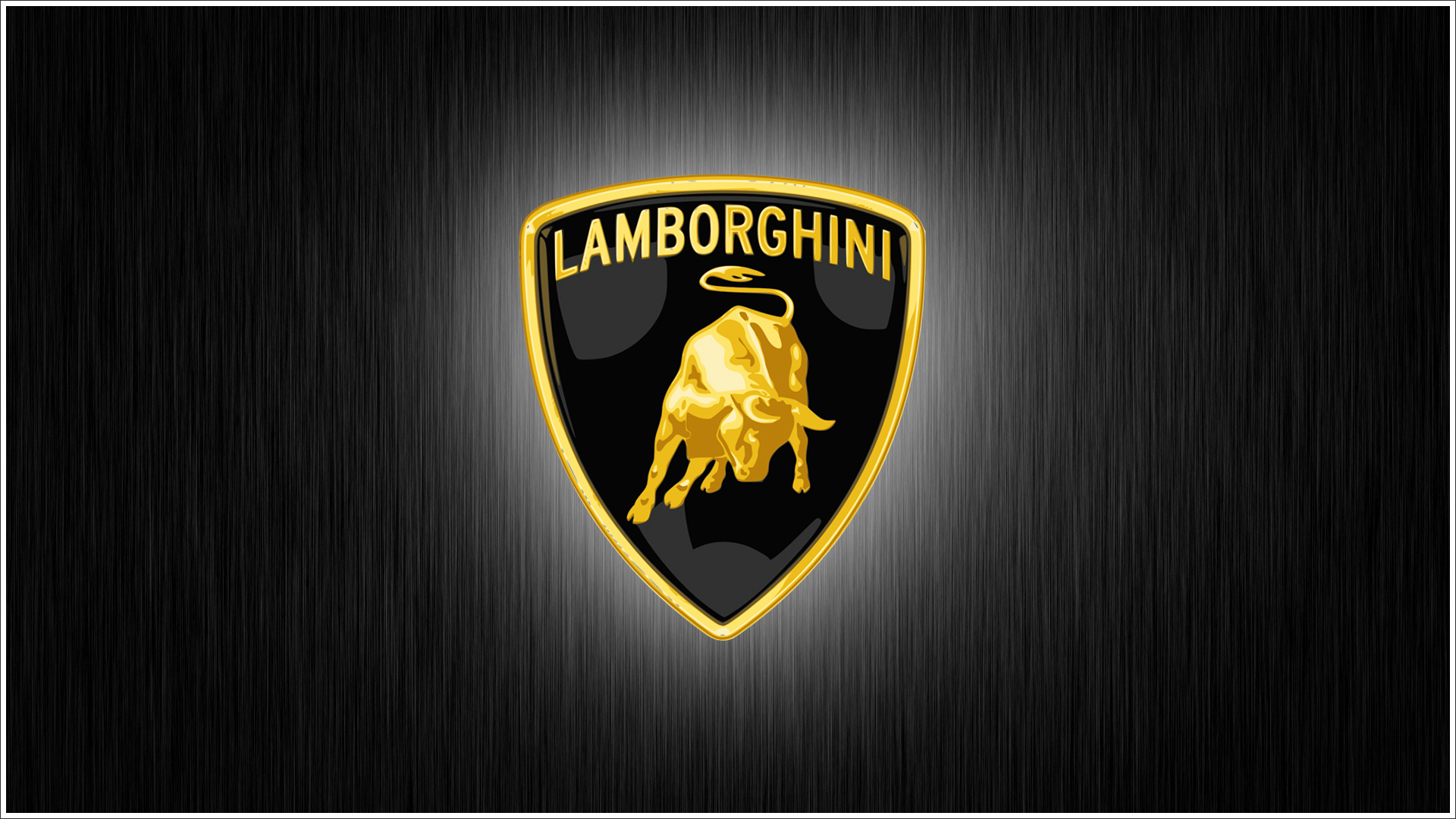 Lamborghini Logo, Striking wallpaper, Premium brand logo, High-quality image, 1920x1080 Full HD Desktop