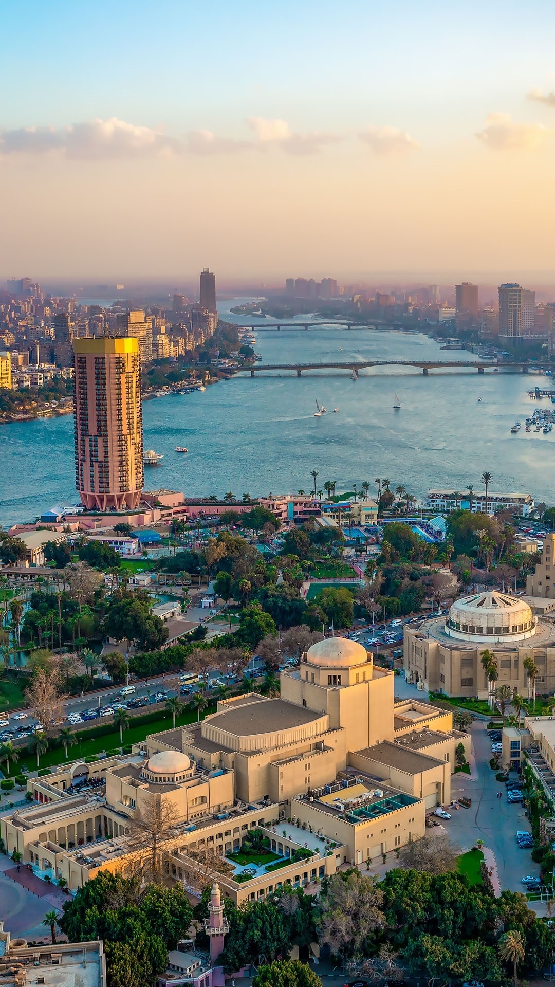 Cairo spotlight, Vibrant cityscape, Architectural marvels, Cultural hub, 1080x1920 Full HD Phone