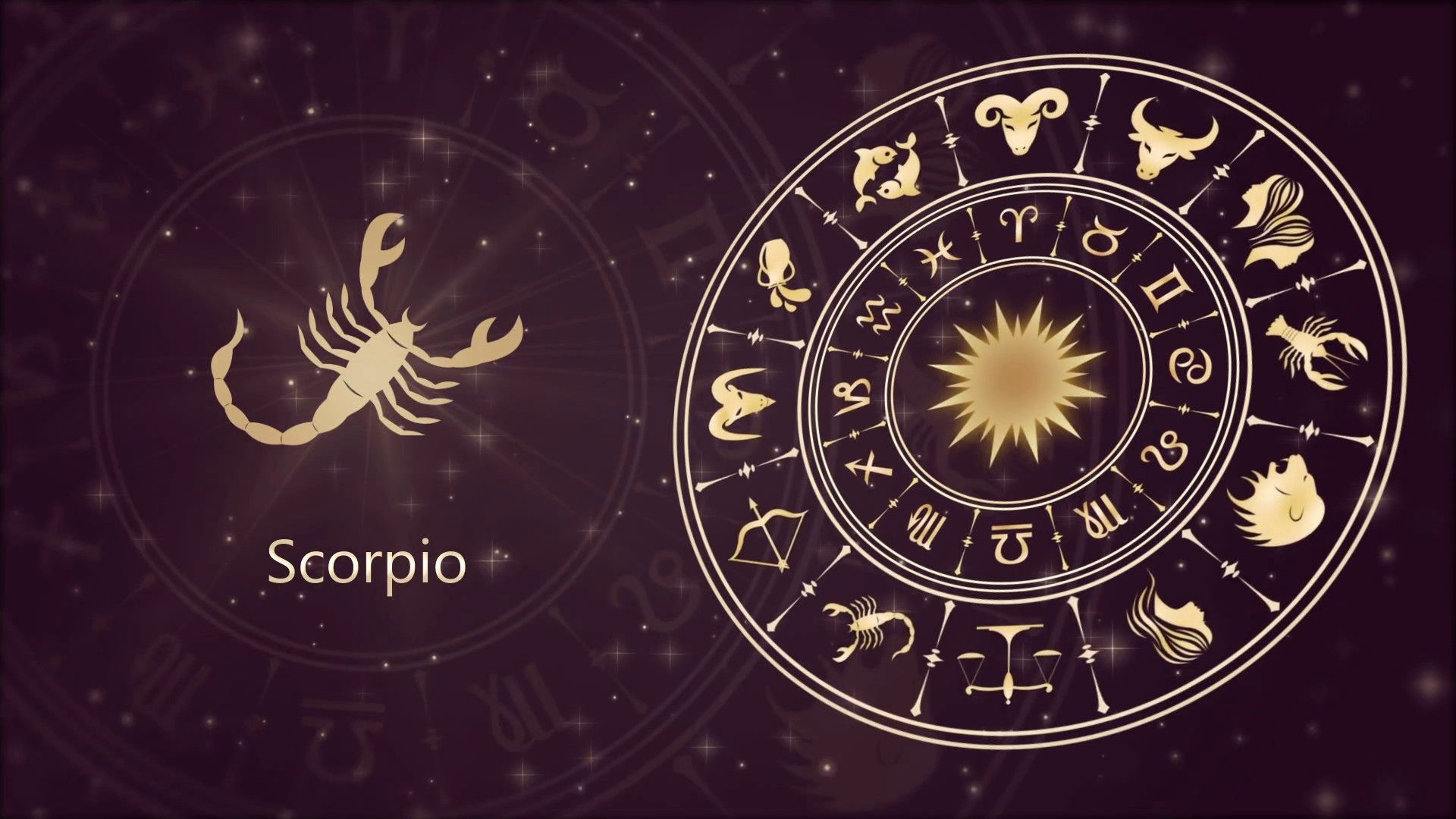 Scorpio Zodiac wallpapers 4K, HD backgrounds, Scorpio, Zodiac sign, 1920x1080 Full HD Desktop